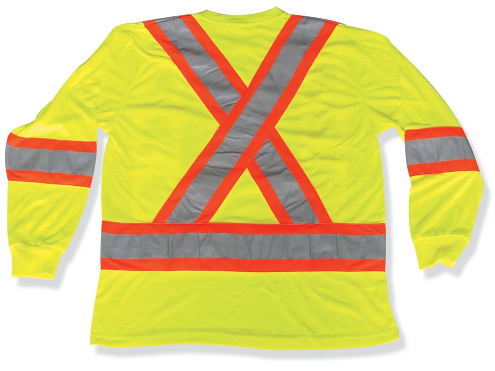 100% Polyester Traffic Safety Shirt - Style #775