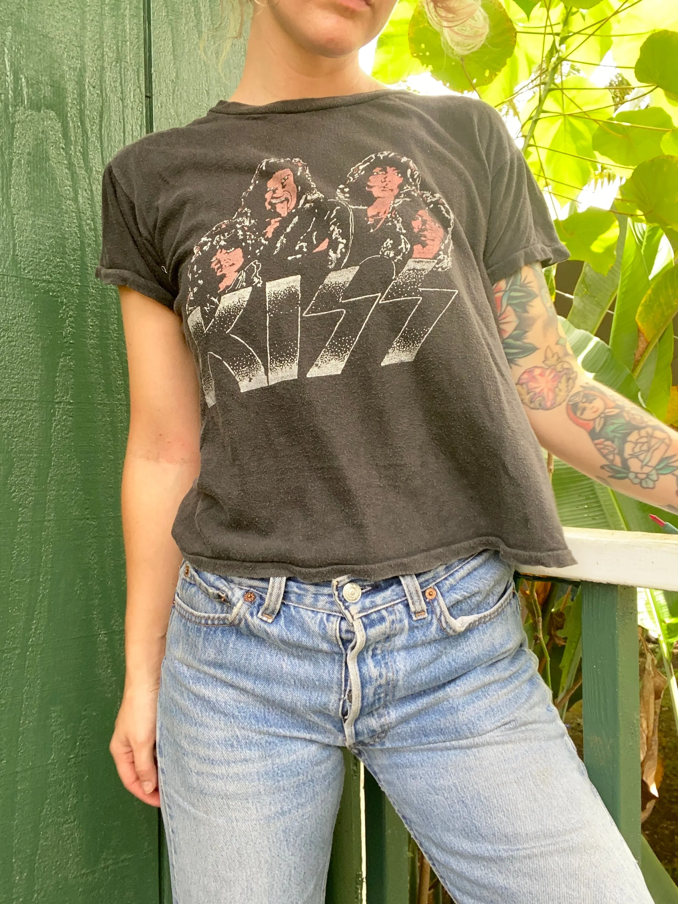 1970s KISS Concert T shirt size small