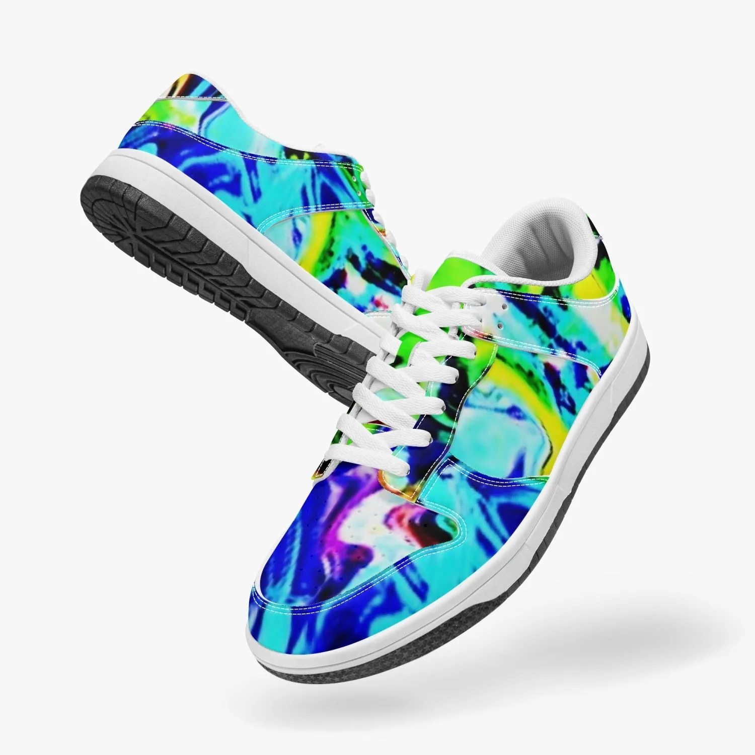 419. Dunk Stylish Low-Top Leather Sneakers