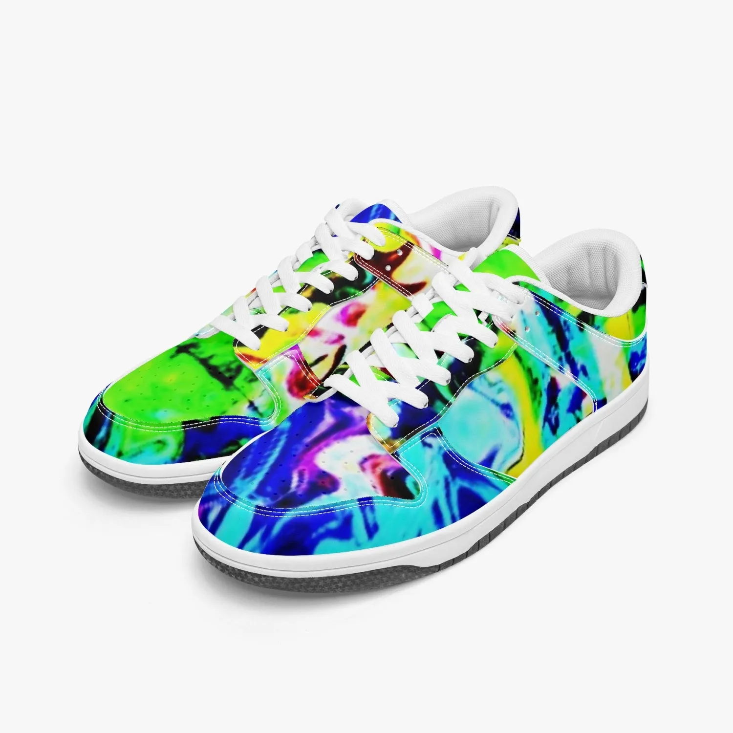 419. Dunk Stylish Low-Top Leather Sneakers