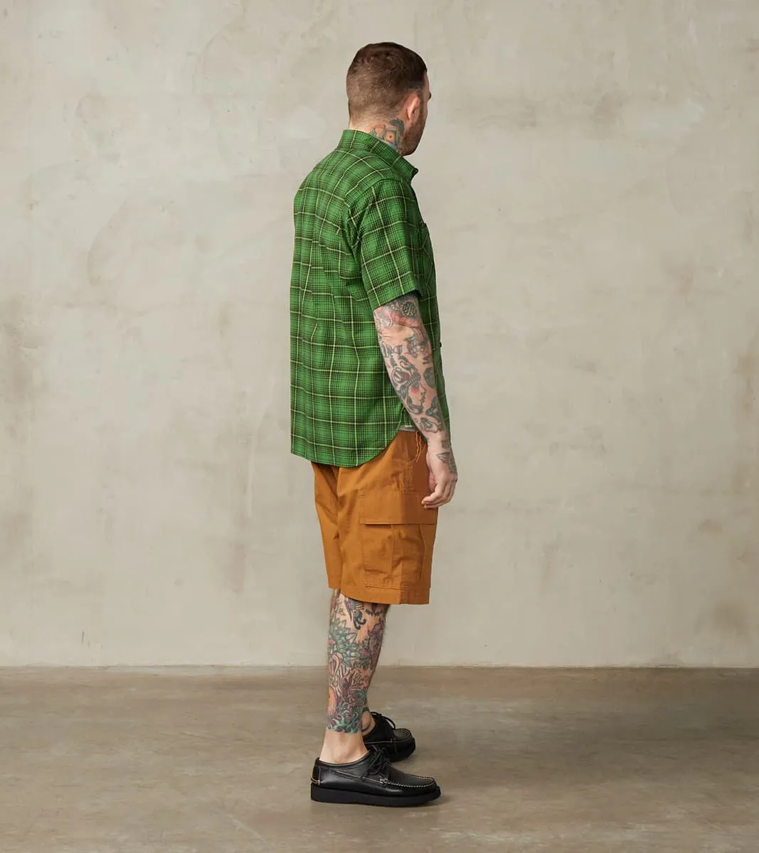 736-BRN - Cargo Short - 7oz Japanese Ripstop