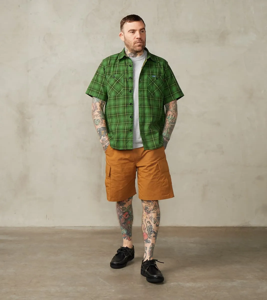 736-BRN - Cargo Short - 7oz Japanese Ripstop