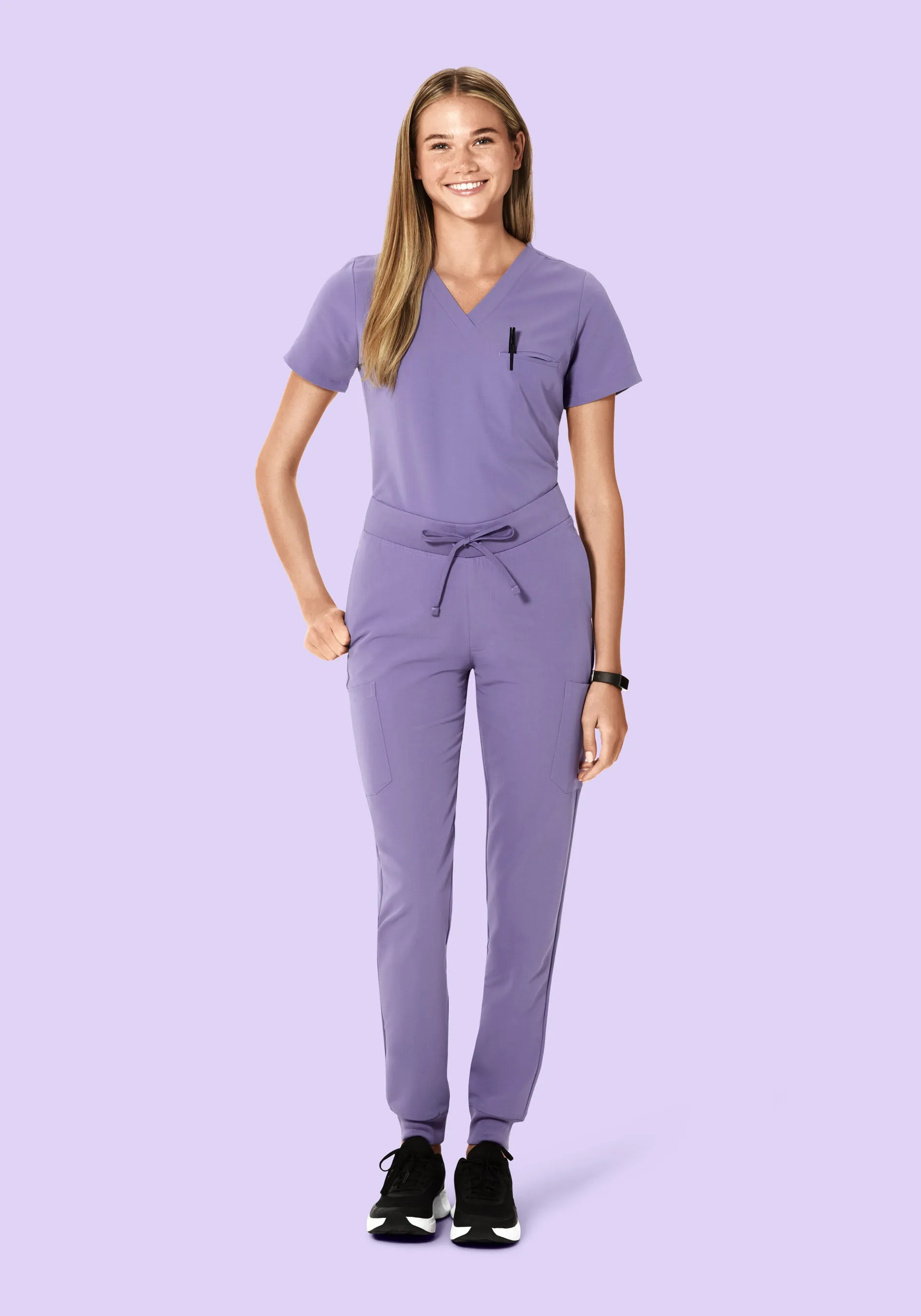 9 Pocket Joggers Hyacinth