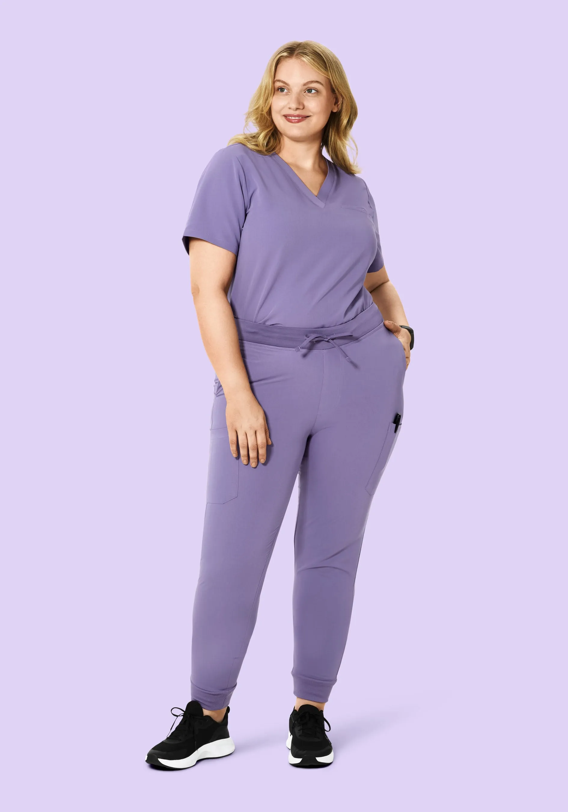 9 Pocket Joggers Hyacinth