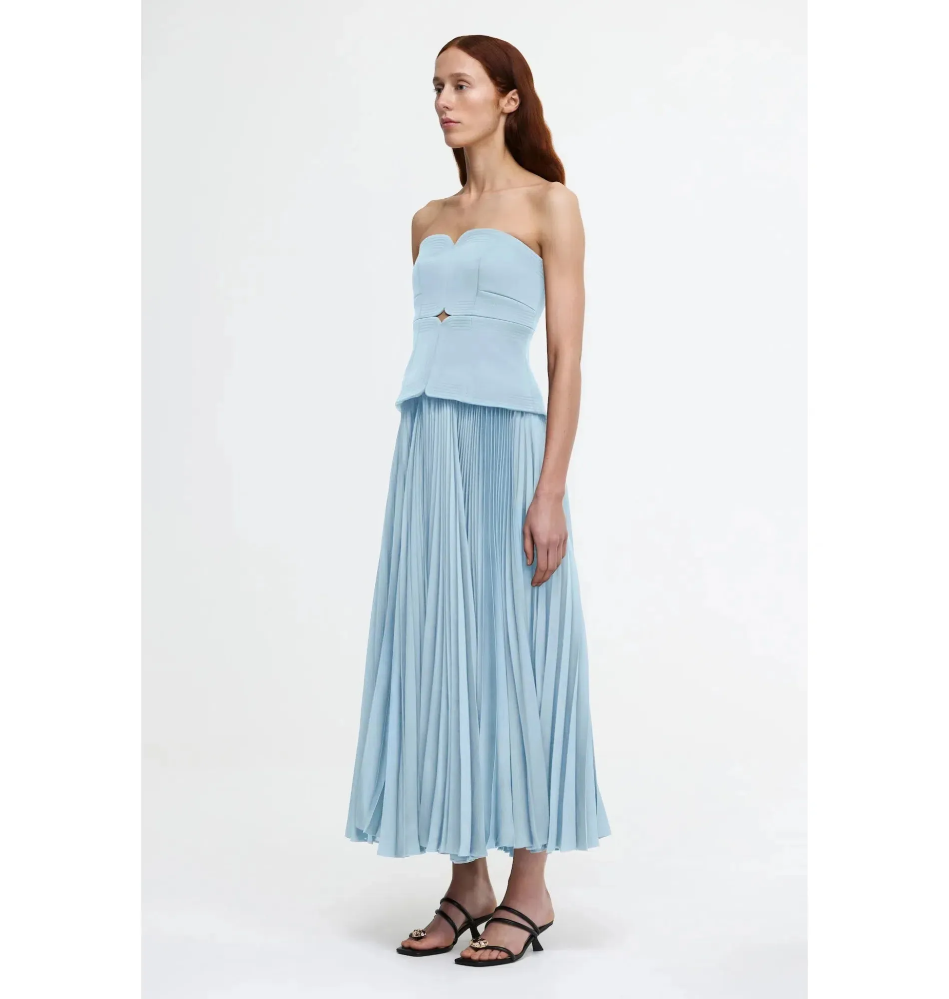 Acler Avonlea Dress in Celeste Blue