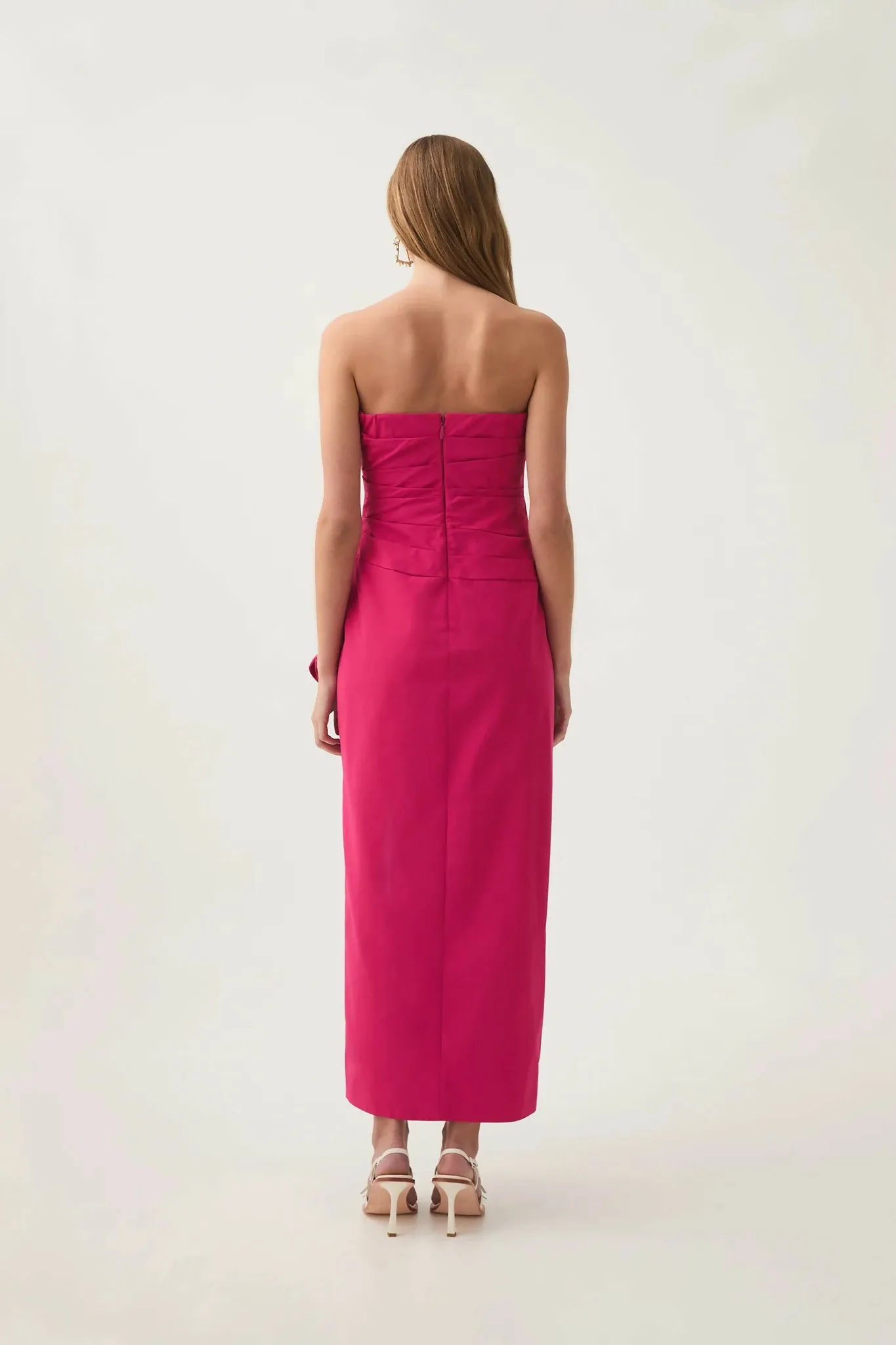 Aje Roma Draped Midi Dress Size 6, 8 & 10
