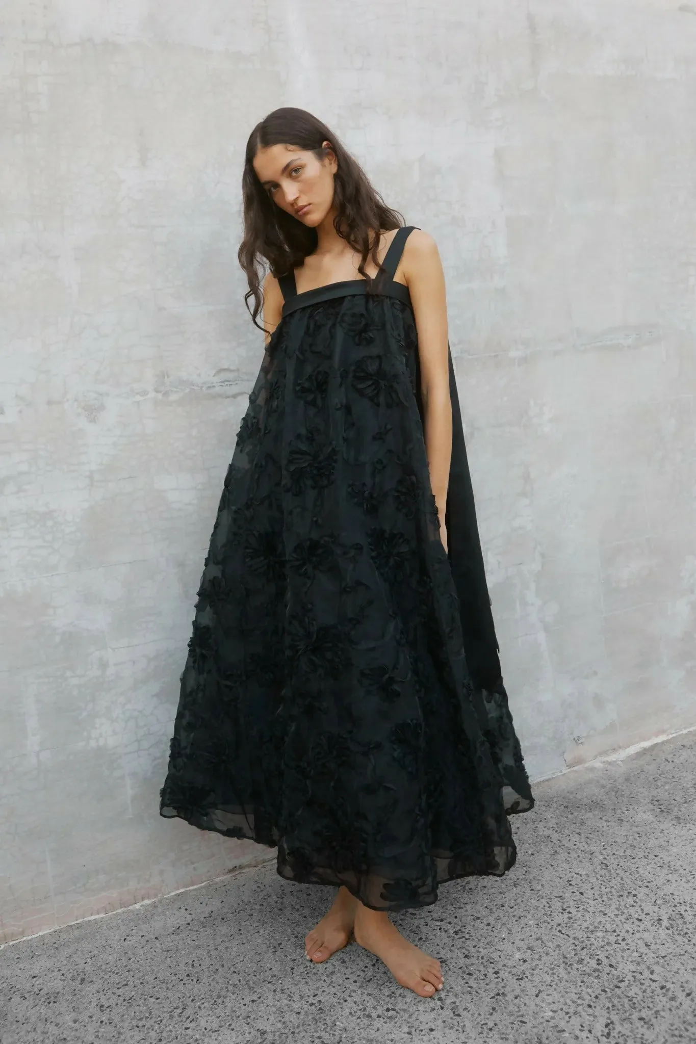 Aje Ursula Midi Dress In Black Size AU 8