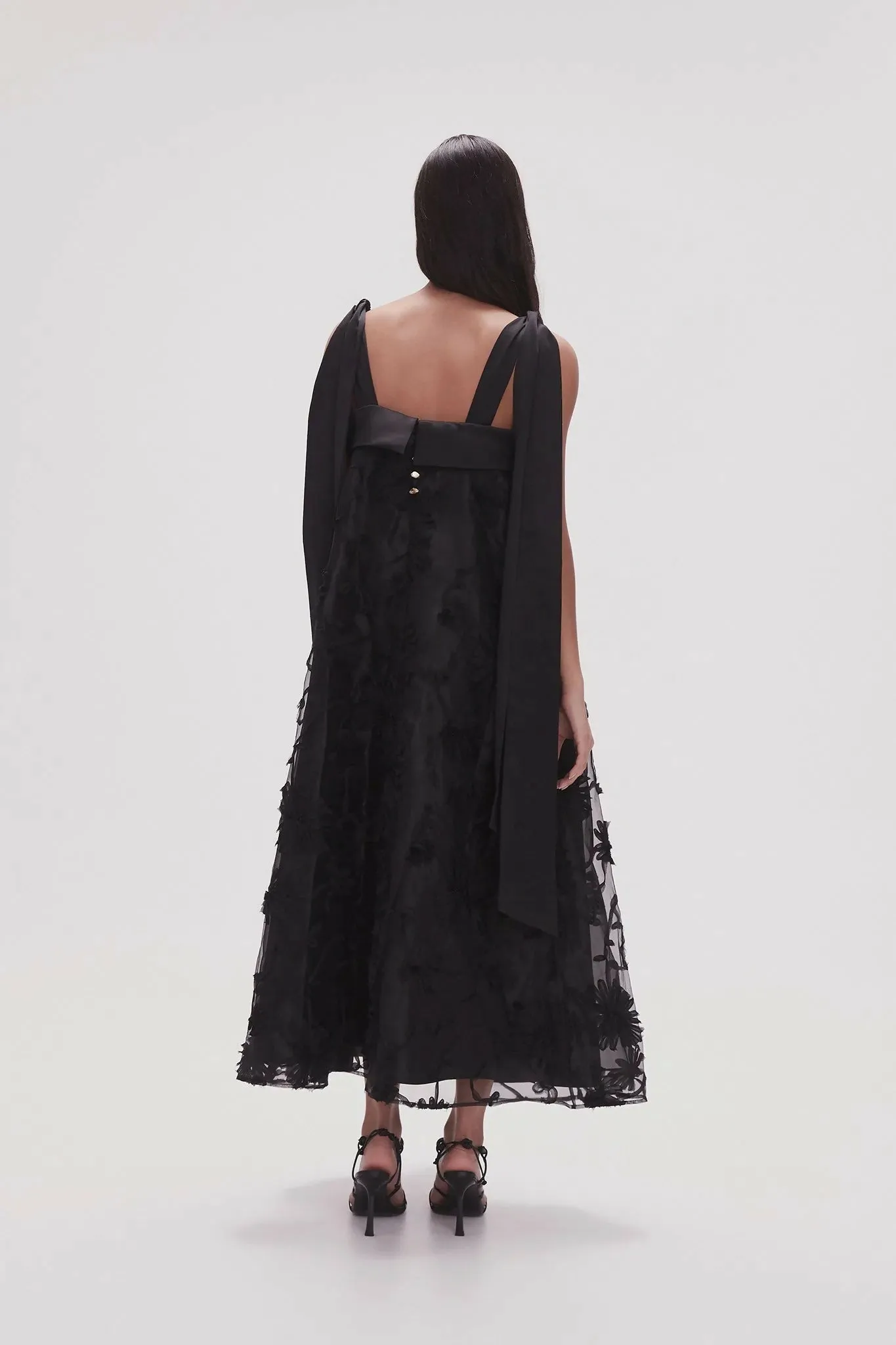 Aje Ursula Midi Dress In Black Size AU 8