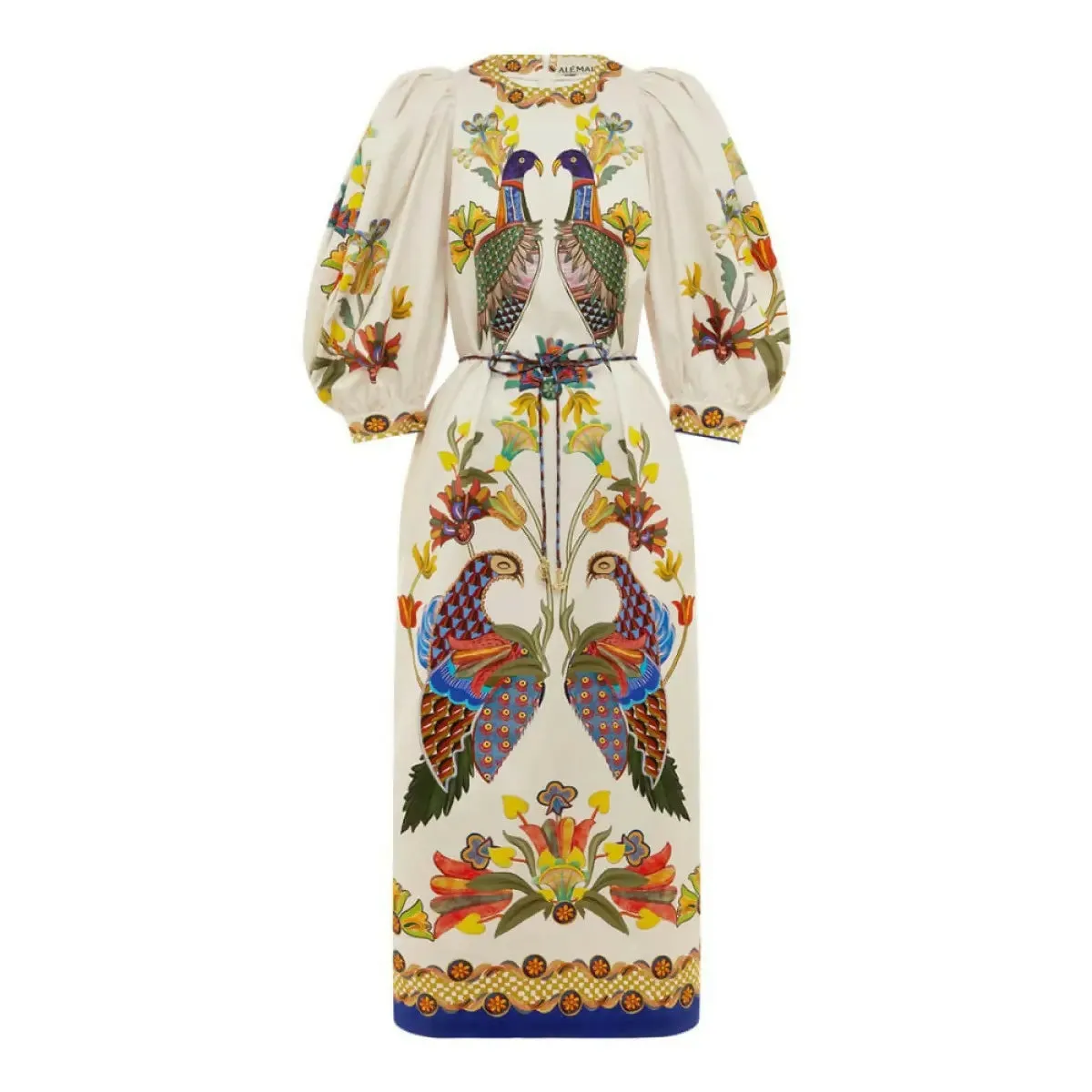 Alemais Effie Puff Sleeve Dress Size 10 (8-12)