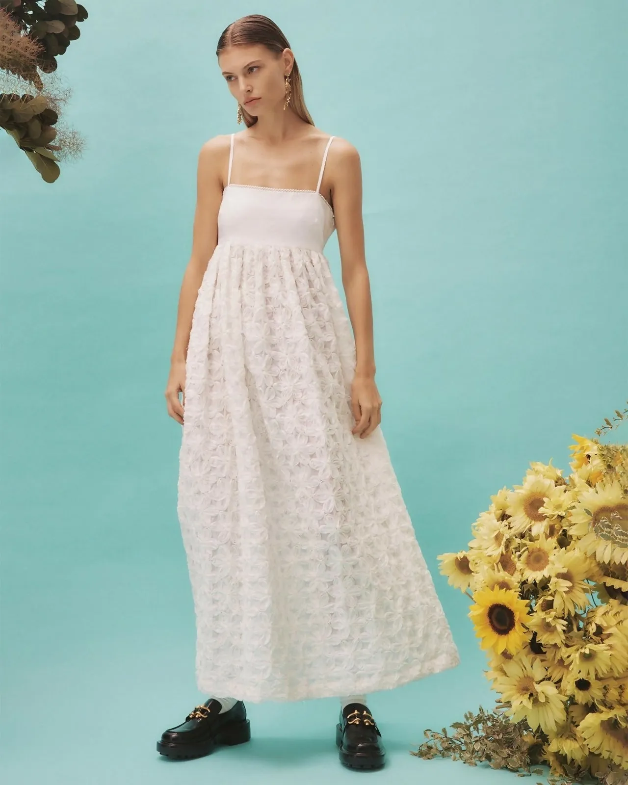 Alemais Iggy Embroided Dress Size 10