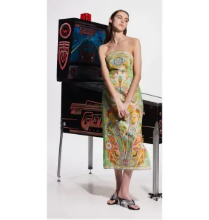 Alemais Pinball Bodice Dress Print Size AU 8