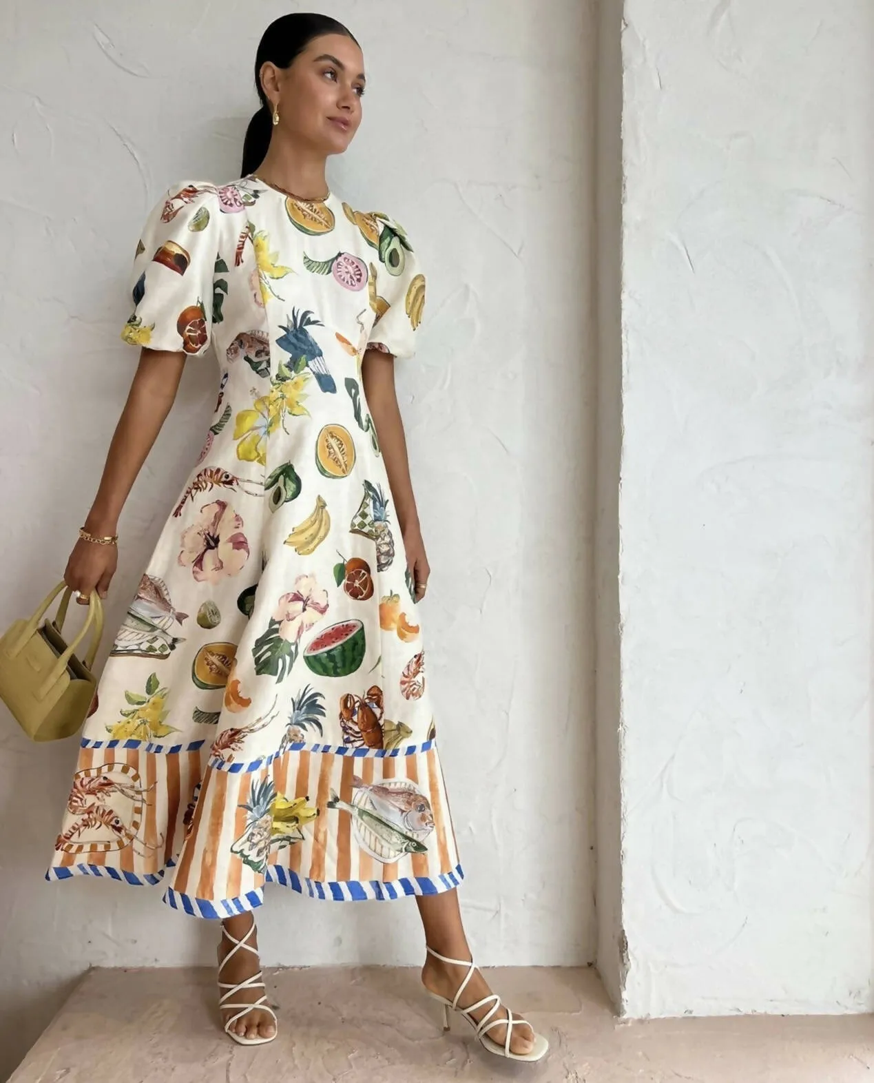 Alemais Theo Midi Dress Size 10