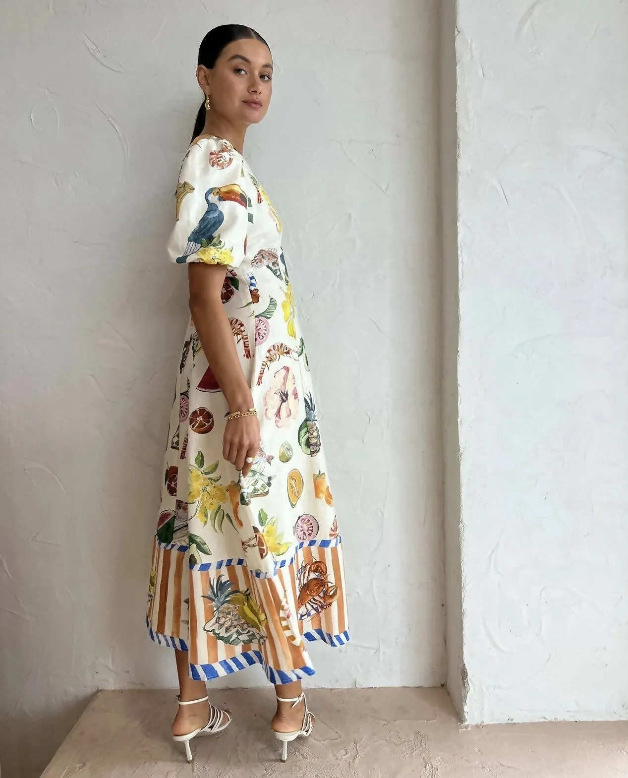 Alemais Theo Midi Dress Size 10