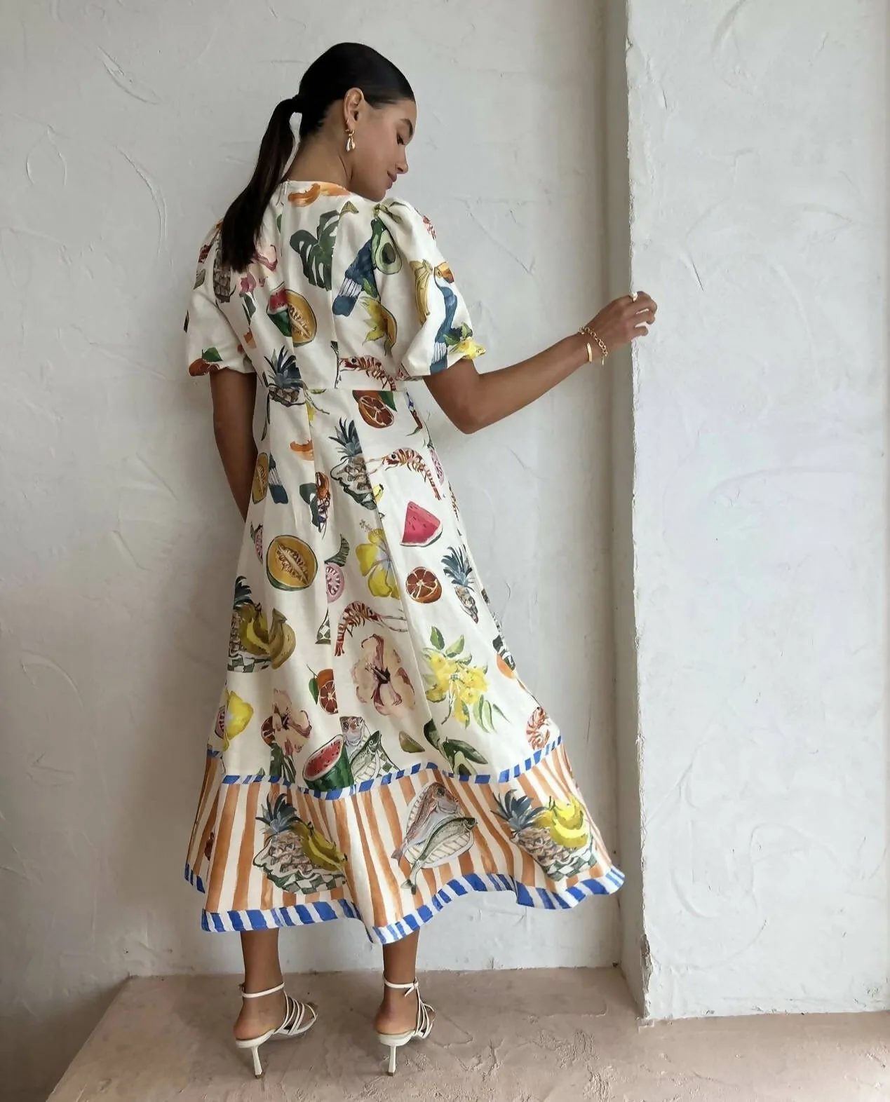 Alemais Theo Midi Dress Size 10