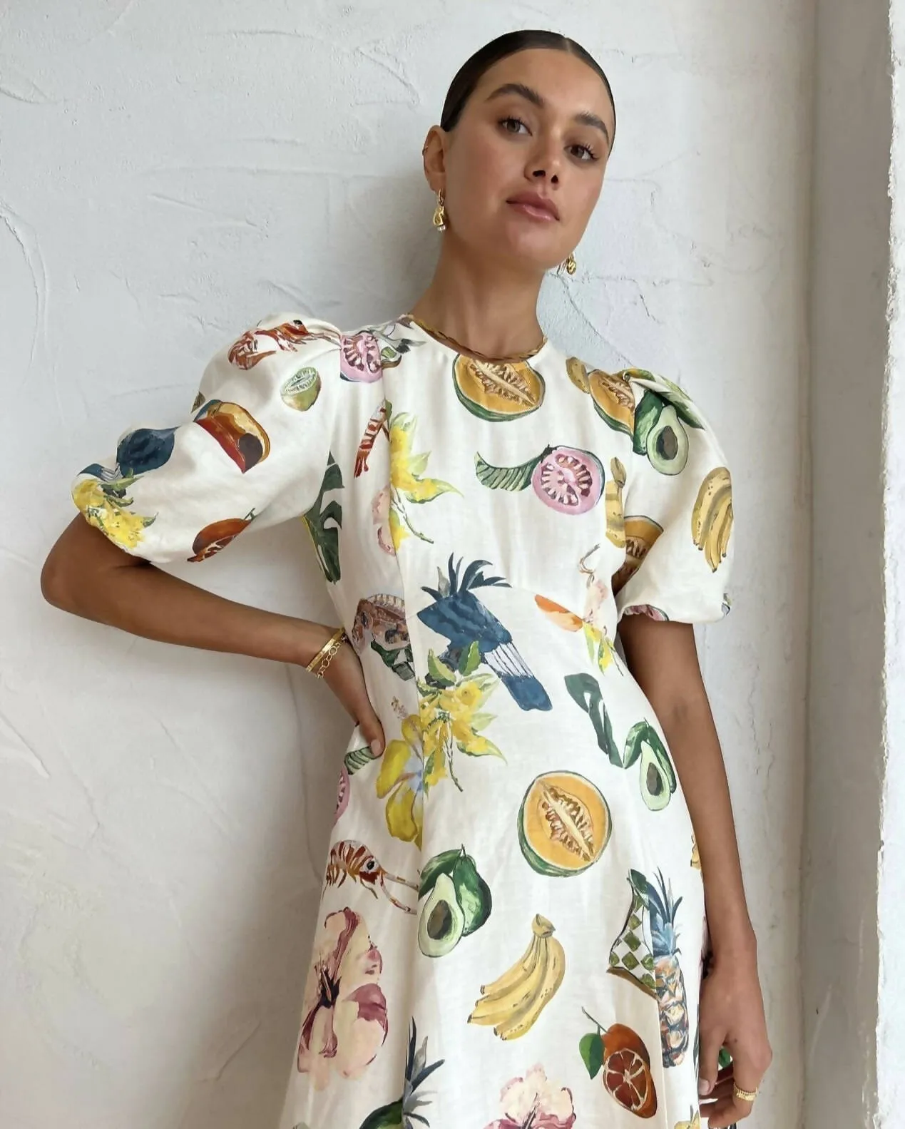 Alemais Theo Midi Dress Size 10
