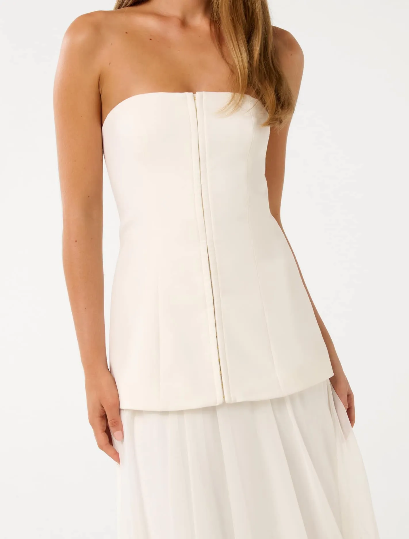 Alexis Hook and Eye Sheer Midi Dress