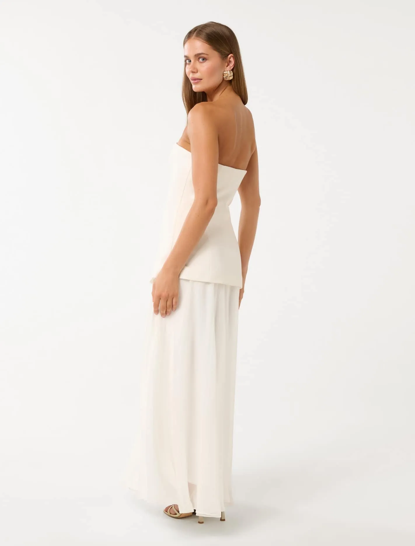 Alexis Hook and Eye Sheer Midi Dress