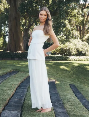 Alexis Hook and Eye Sheer Midi Dress