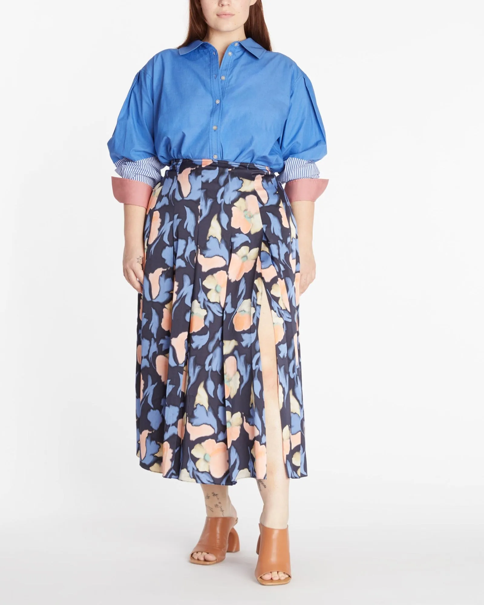 Allura Skirt | Maritime Blue Multi