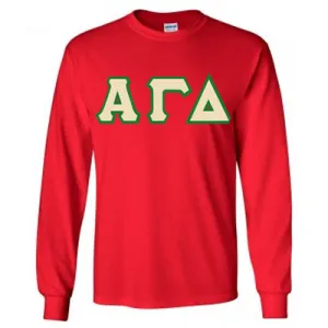 Alpha Gamma Delta Long-Sleeve Shirt - G240 - TWILL