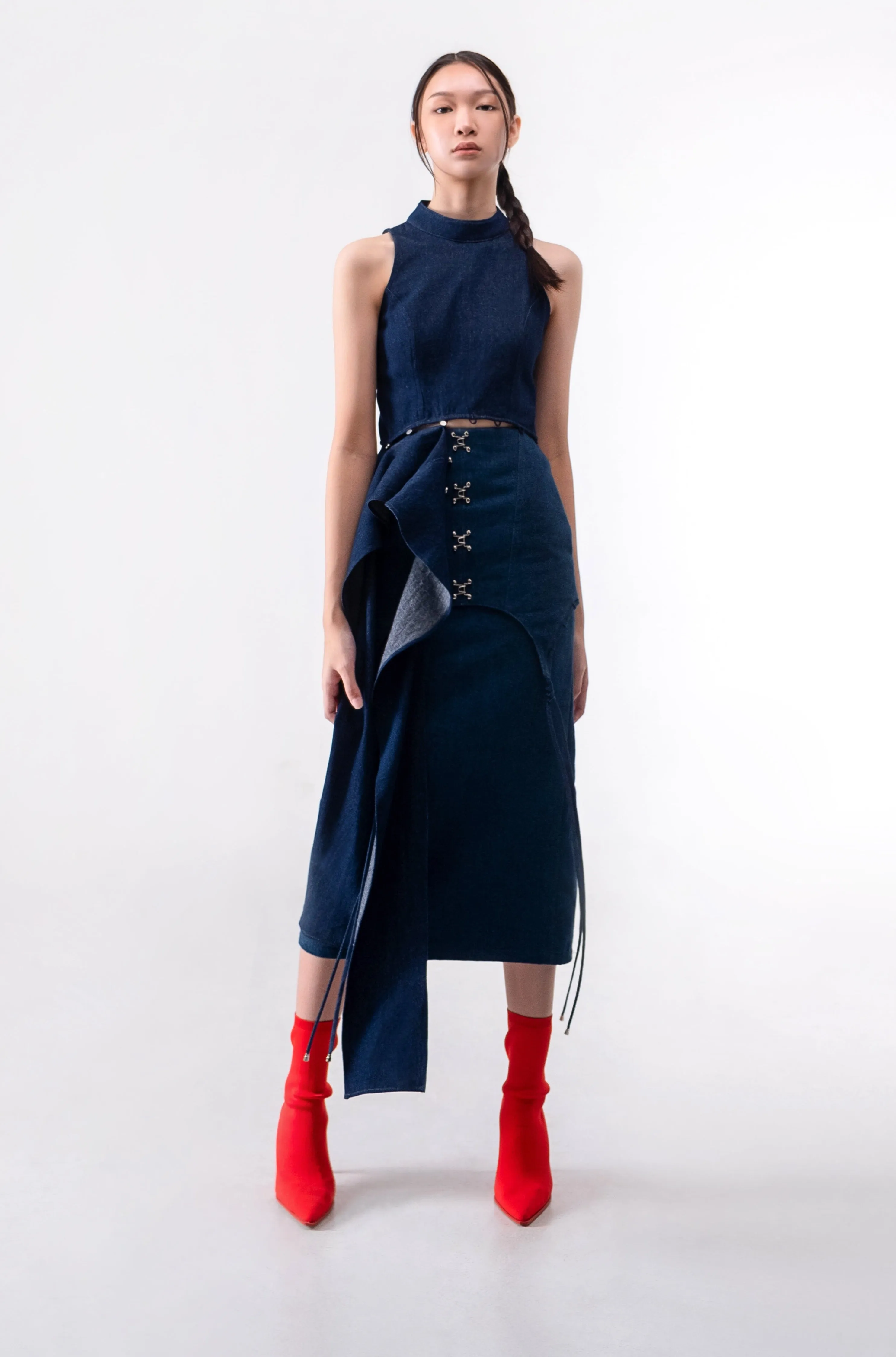 Amaranth Skirt Navy Blue Denim (LAST PIECES)