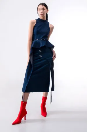Amaranth Skirt Navy Blue Denim (LAST PIECES)