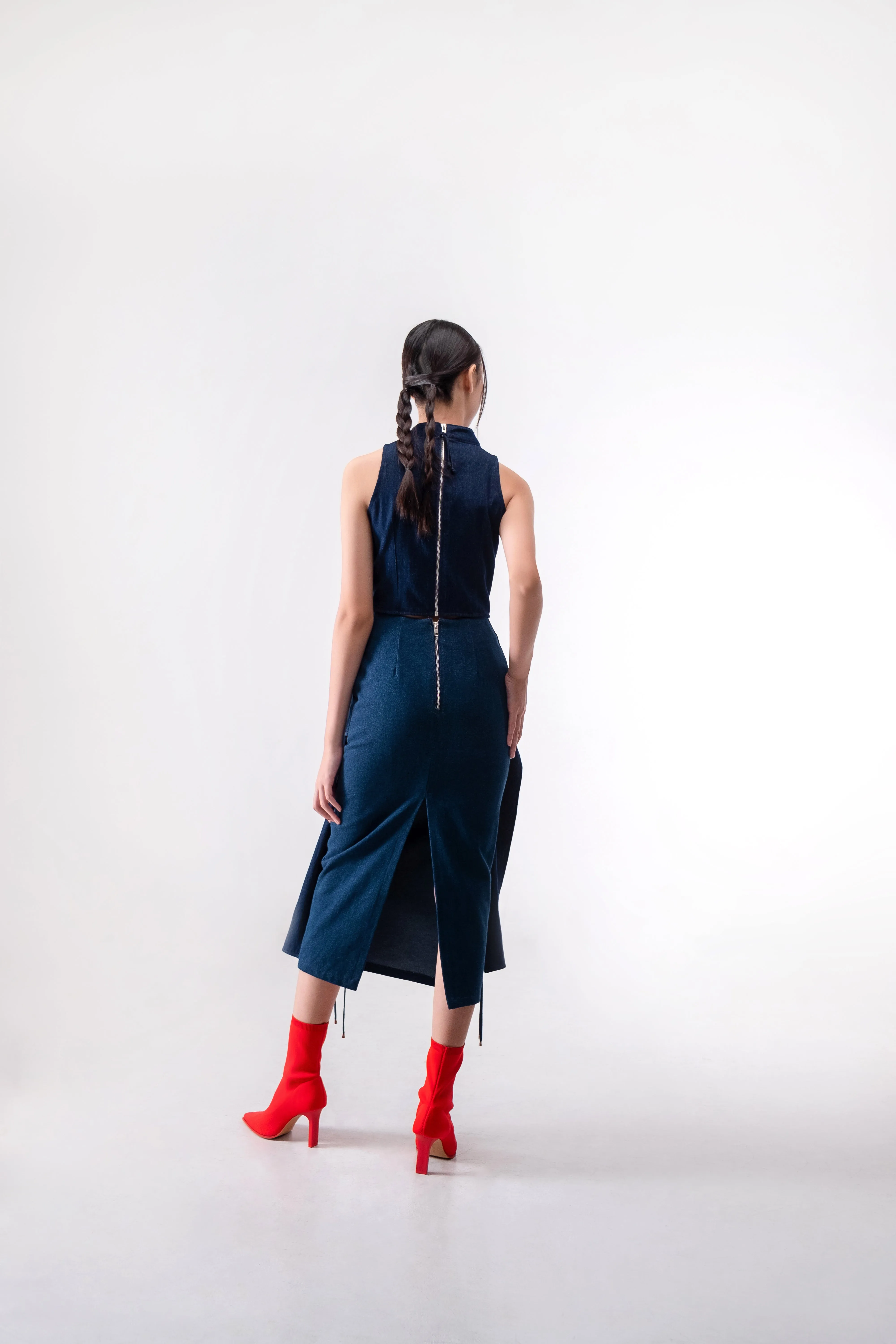 Amaranth Skirt Navy Blue Denim (LAST PIECES)