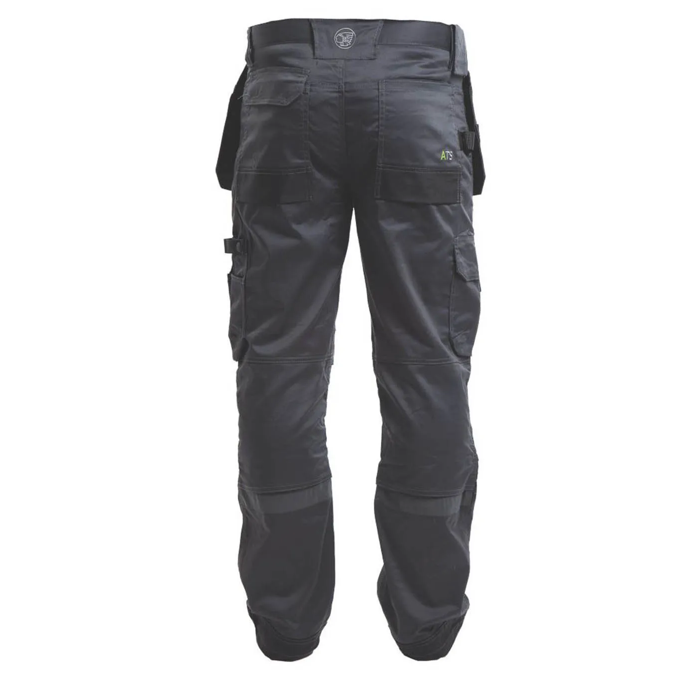 Apache Mens Work Trousers Stretch Cargo Breathable Low Rise Grey 36" W 33" L