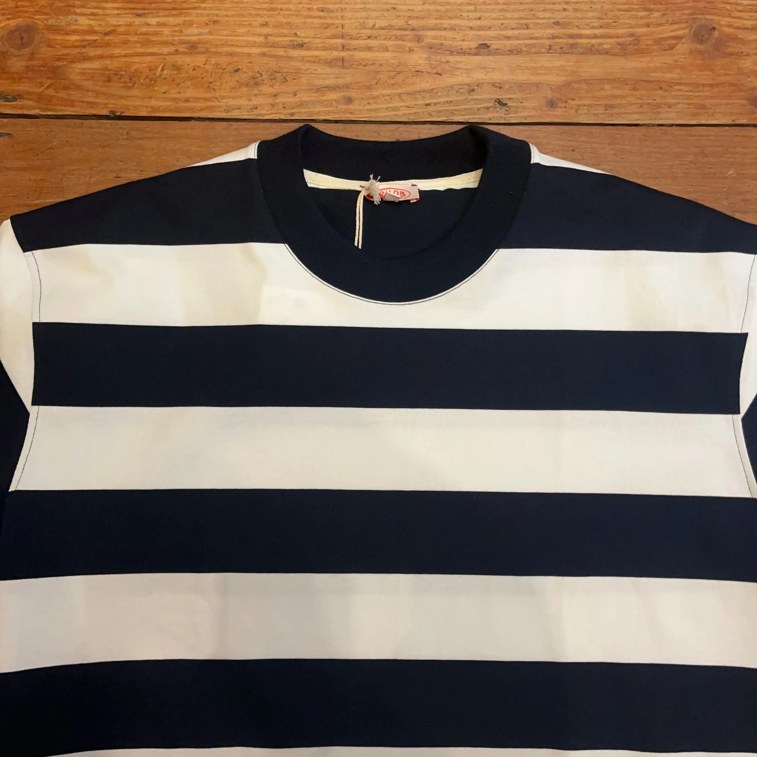 Armor Lux - Heritage Long-Sleeve T-Shirt - Rich Navy and Milk