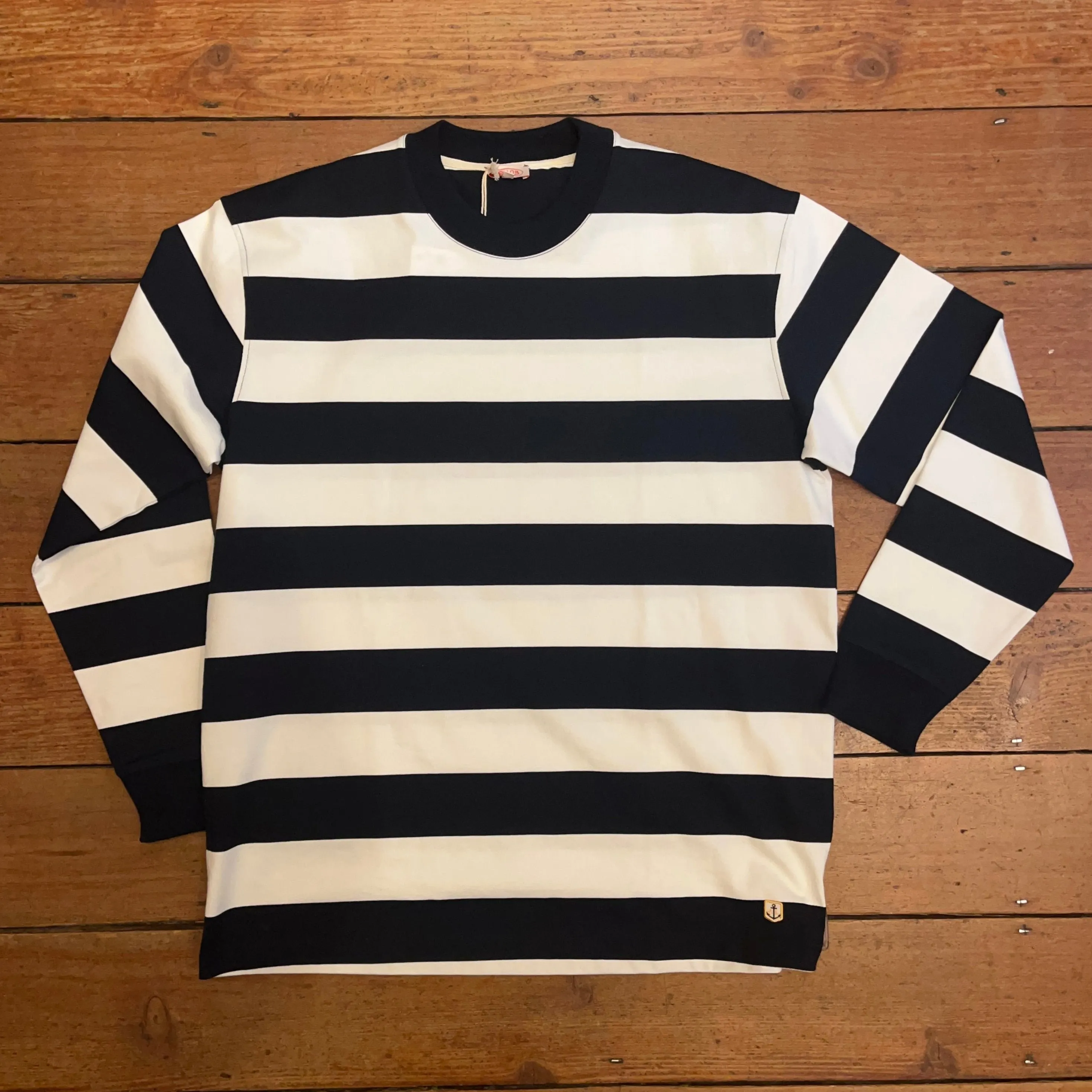 Armor Lux - Heritage Long-Sleeve T-Shirt - Rich Navy and Milk