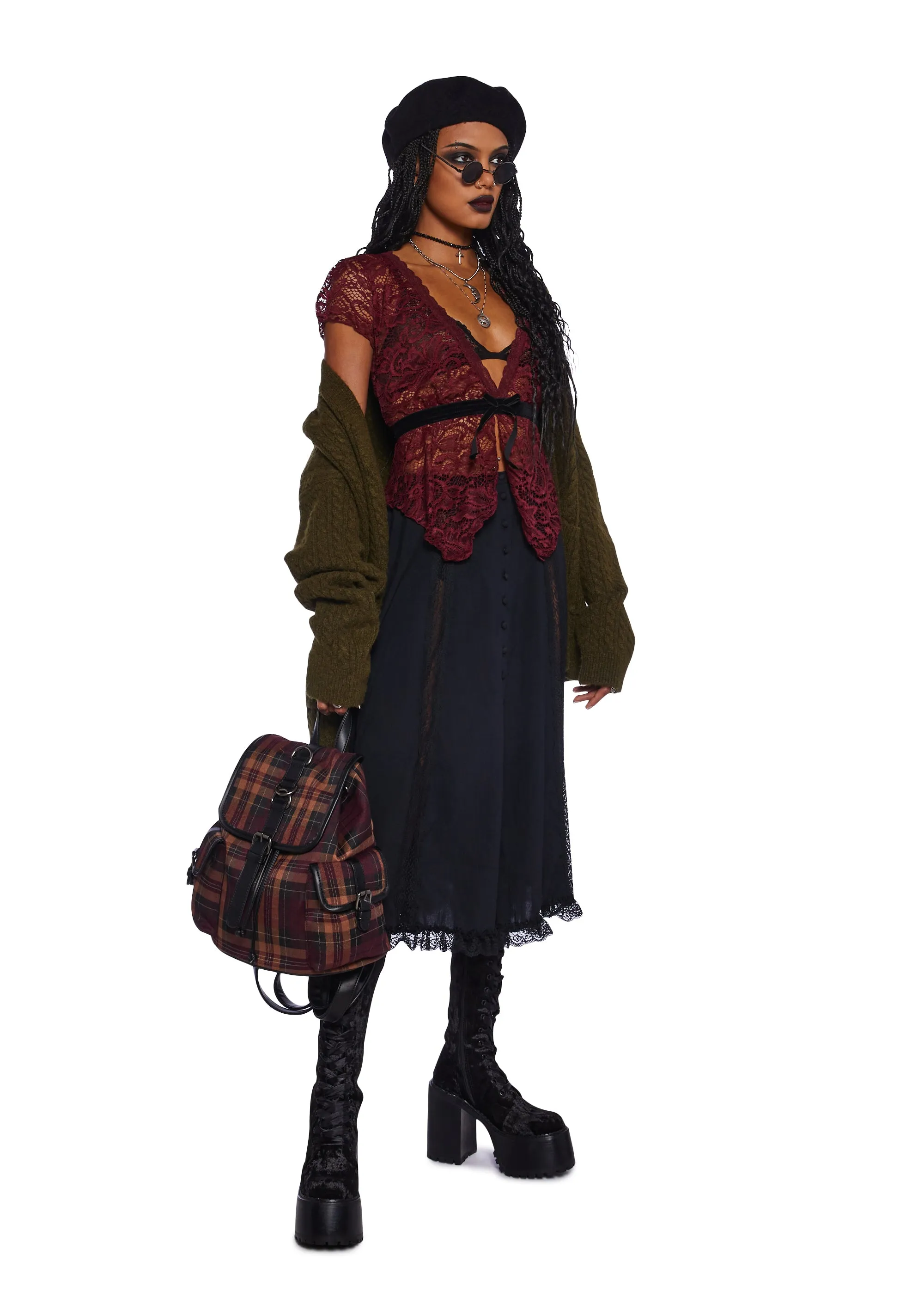 As I Will It Midi Skirt
