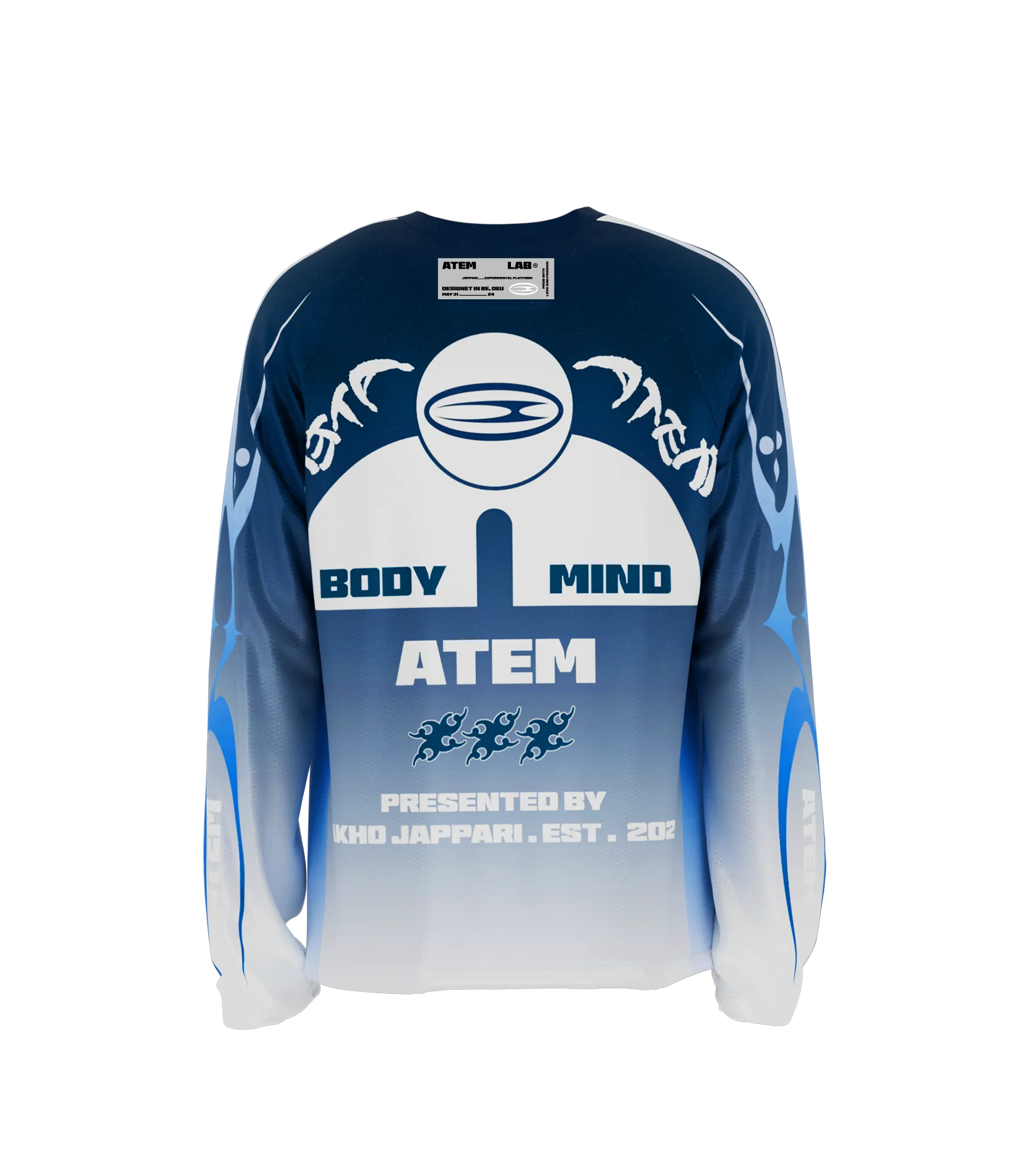 Atem Long-sleeve Racing Shirt - Blue