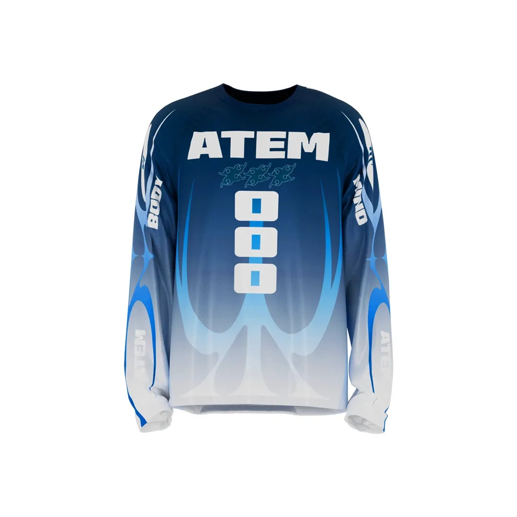 Atem Long-sleeve Racing Shirt - Blue