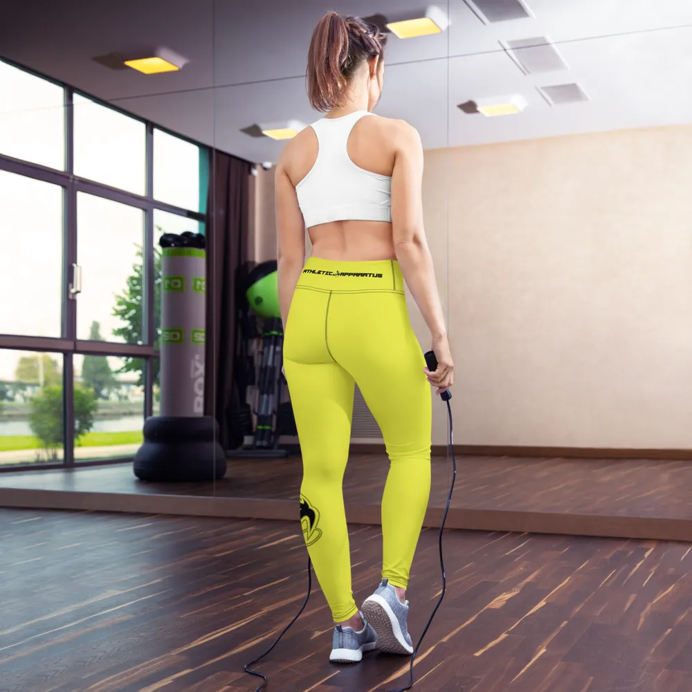 Athletic Apparatus Starship Black logo V3 Yoga Leggings