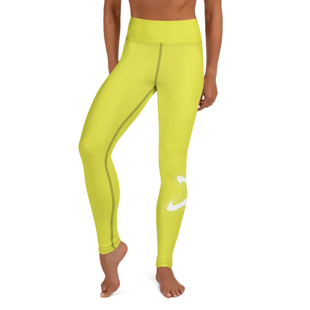 Athletic Apparatus Starship White logo V3 Yoga Leggings