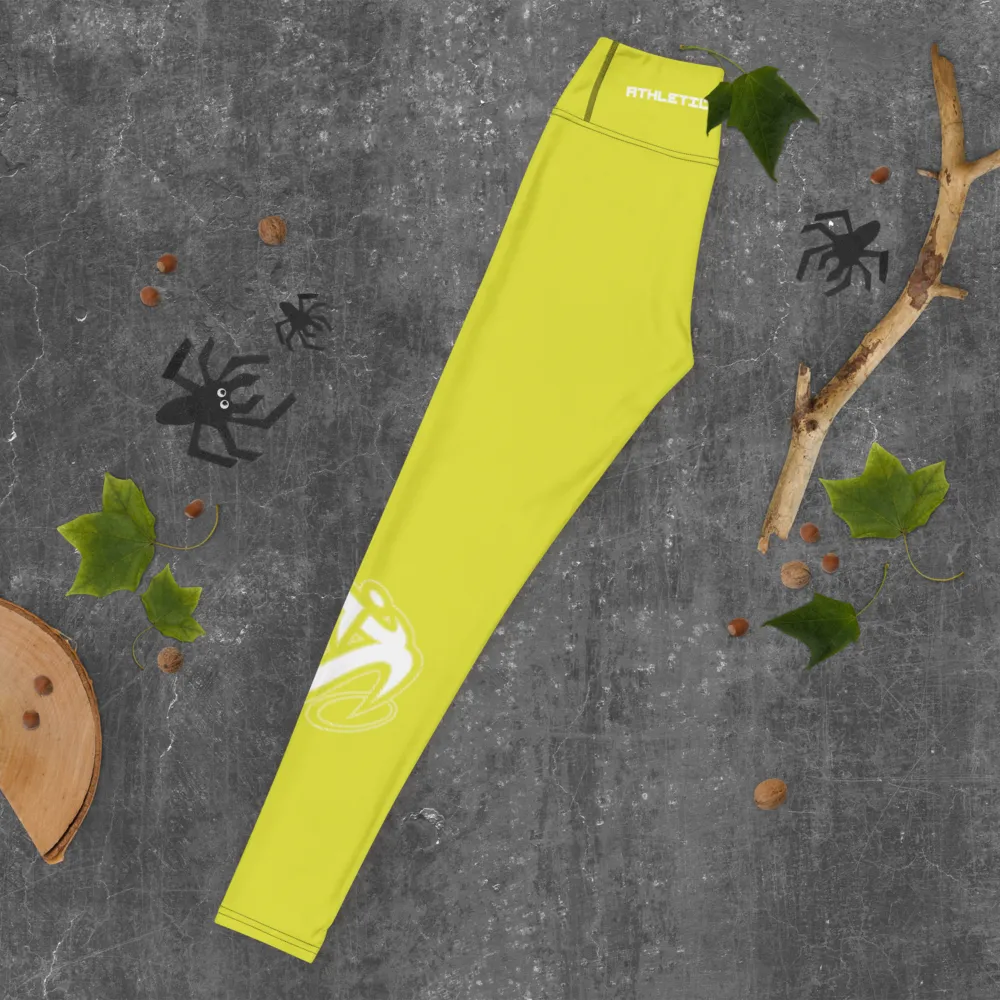 Athletic Apparatus Starship White logo V3 Yoga Leggings