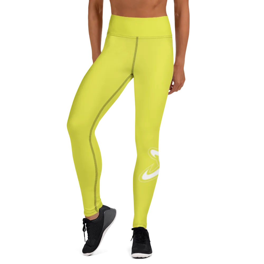 Athletic Apparatus Starship White logo V3 Yoga Leggings