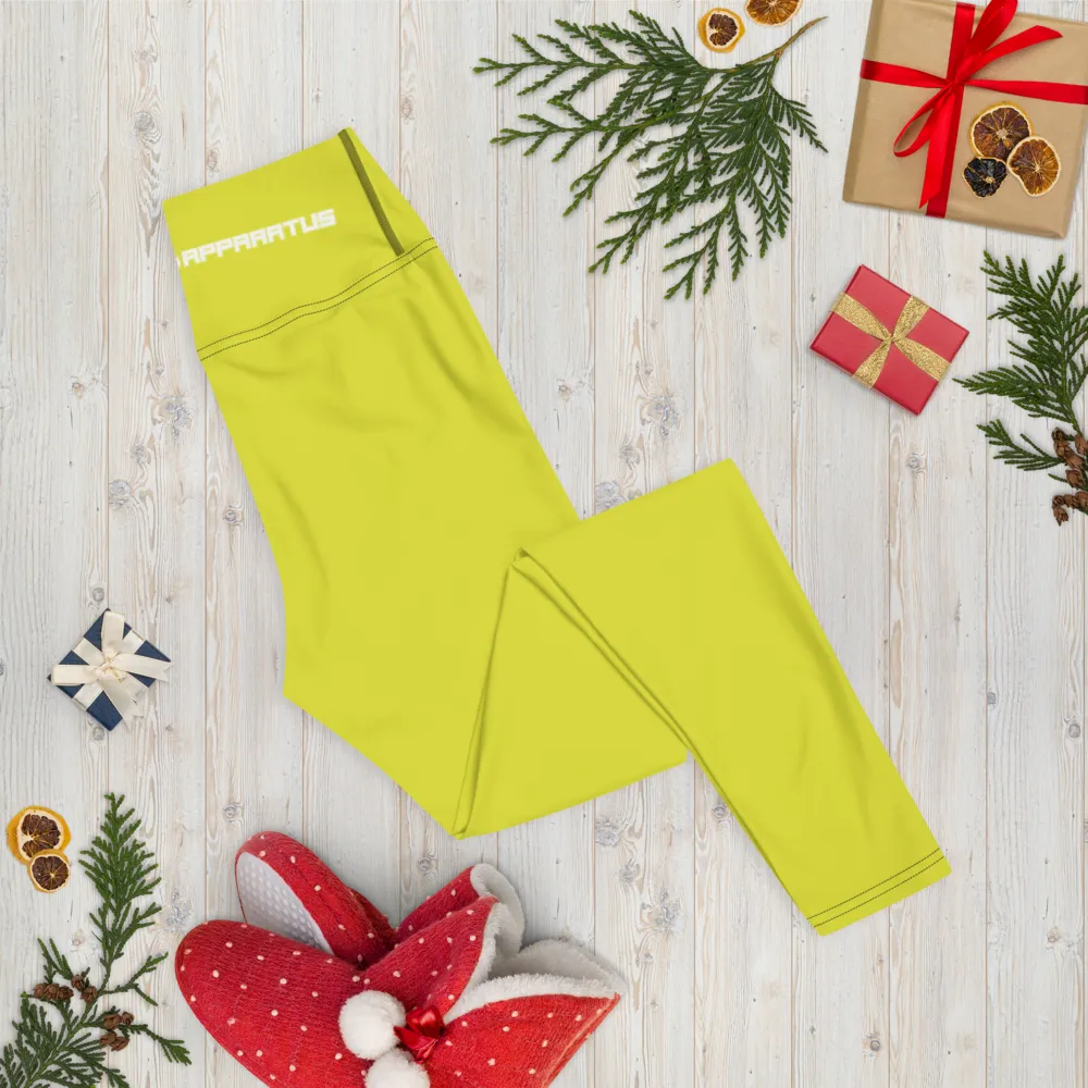 Athletic Apparatus Starship White logo V3 Yoga Leggings