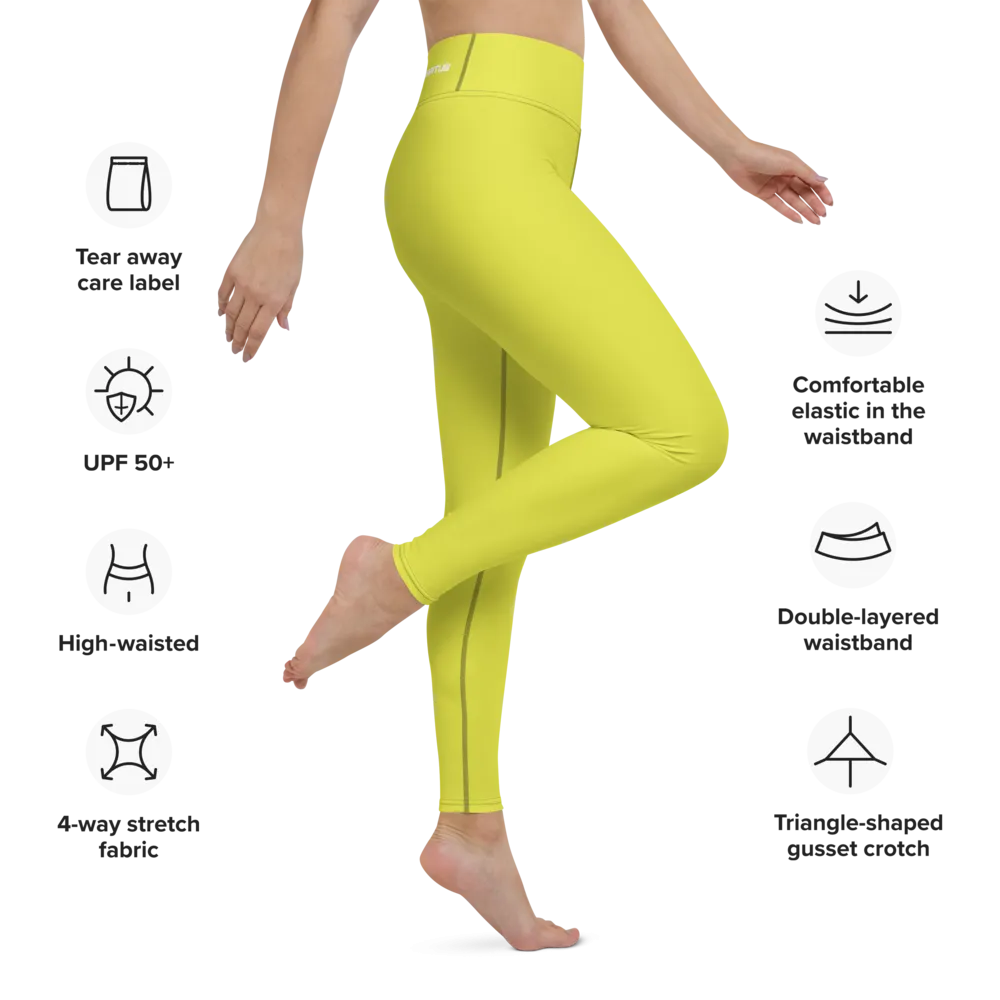 Athletic Apparatus Starship White logo V3 Yoga Leggings