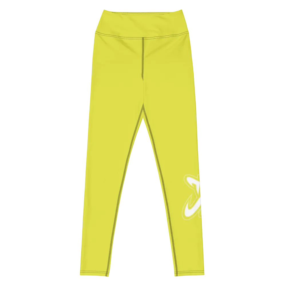 Athletic Apparatus Starship White logo V3 Yoga Leggings