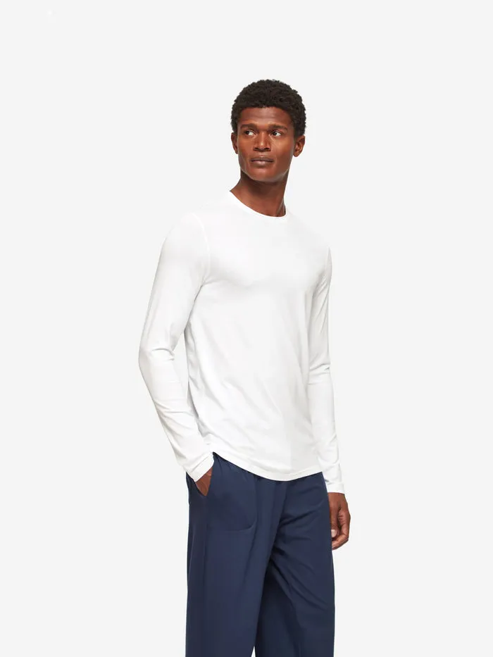 Basel Micro Modal Long sleeve - WHITE