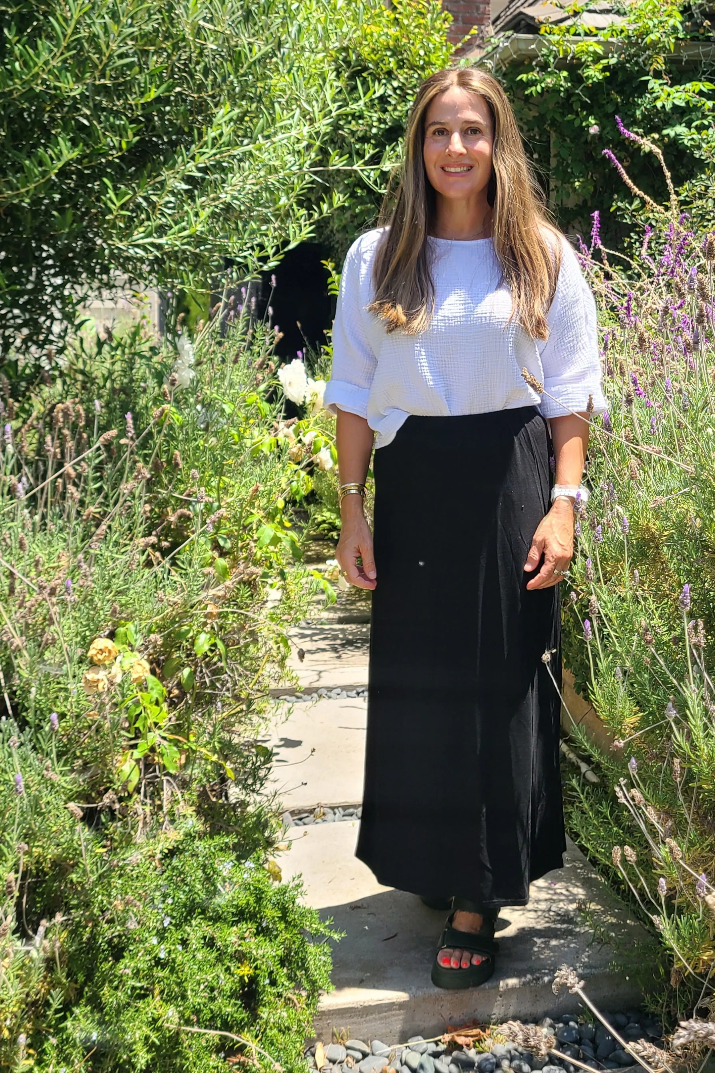 Basic Maxi Skirt, Black