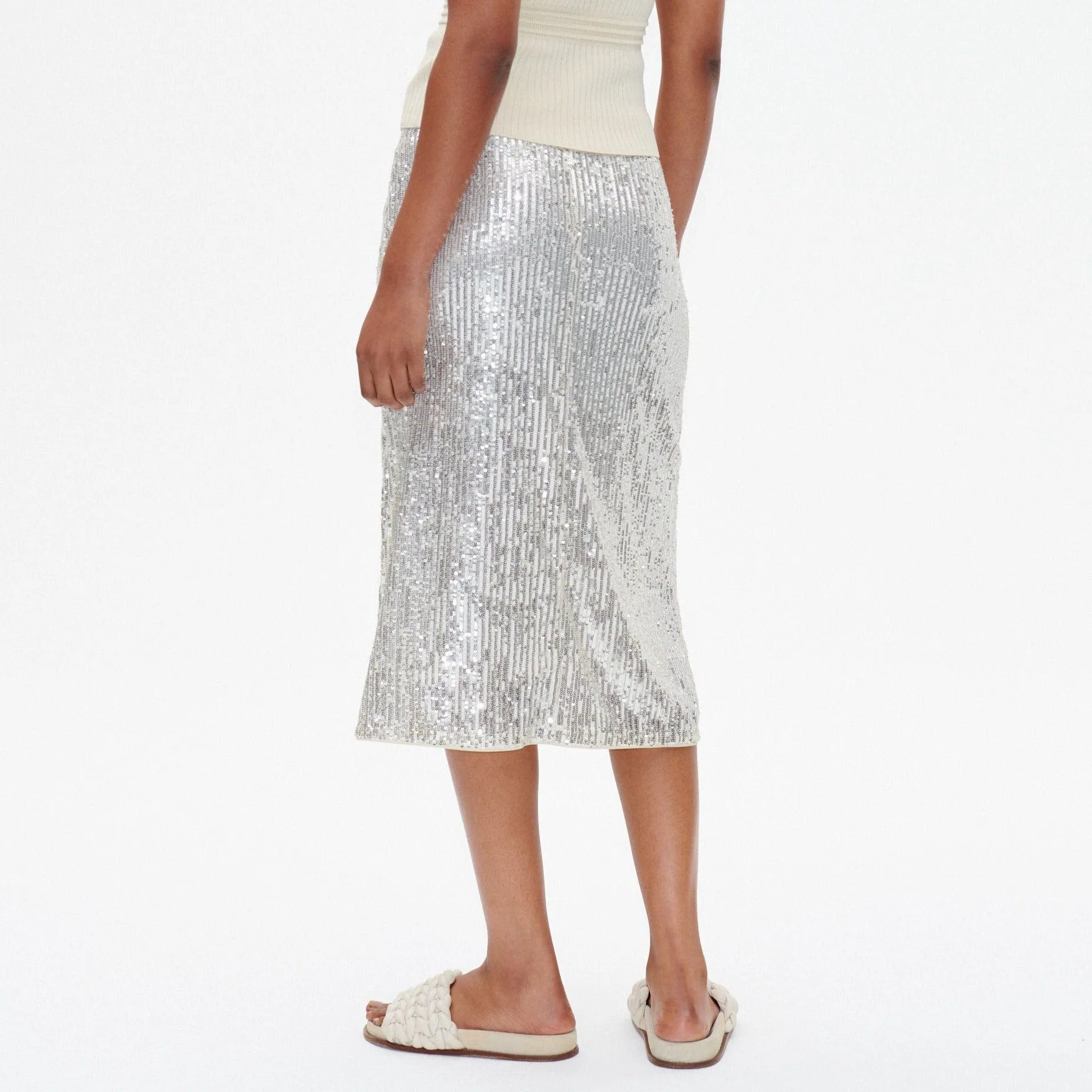 Baum Und Pferdgarten Jolette Sequin Skirt in Silver