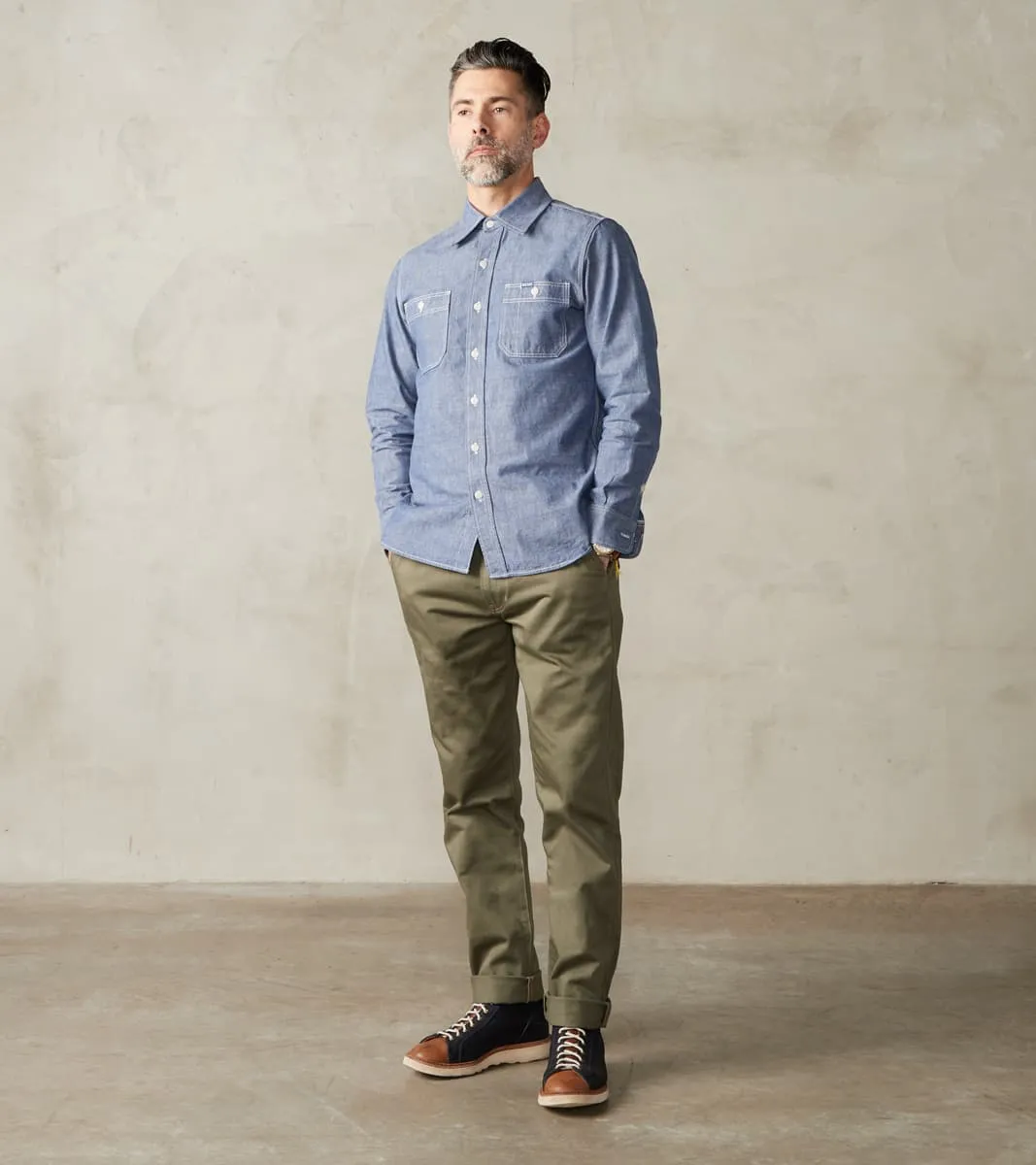 BC-06 Scout Pant - 9.5oz Olive Green Military Sateen
