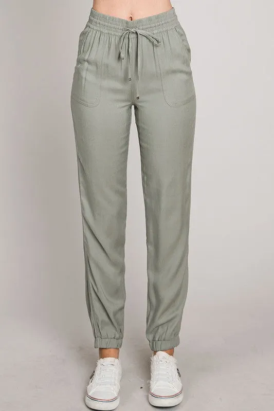 BE COOL- Drawstring Joggers