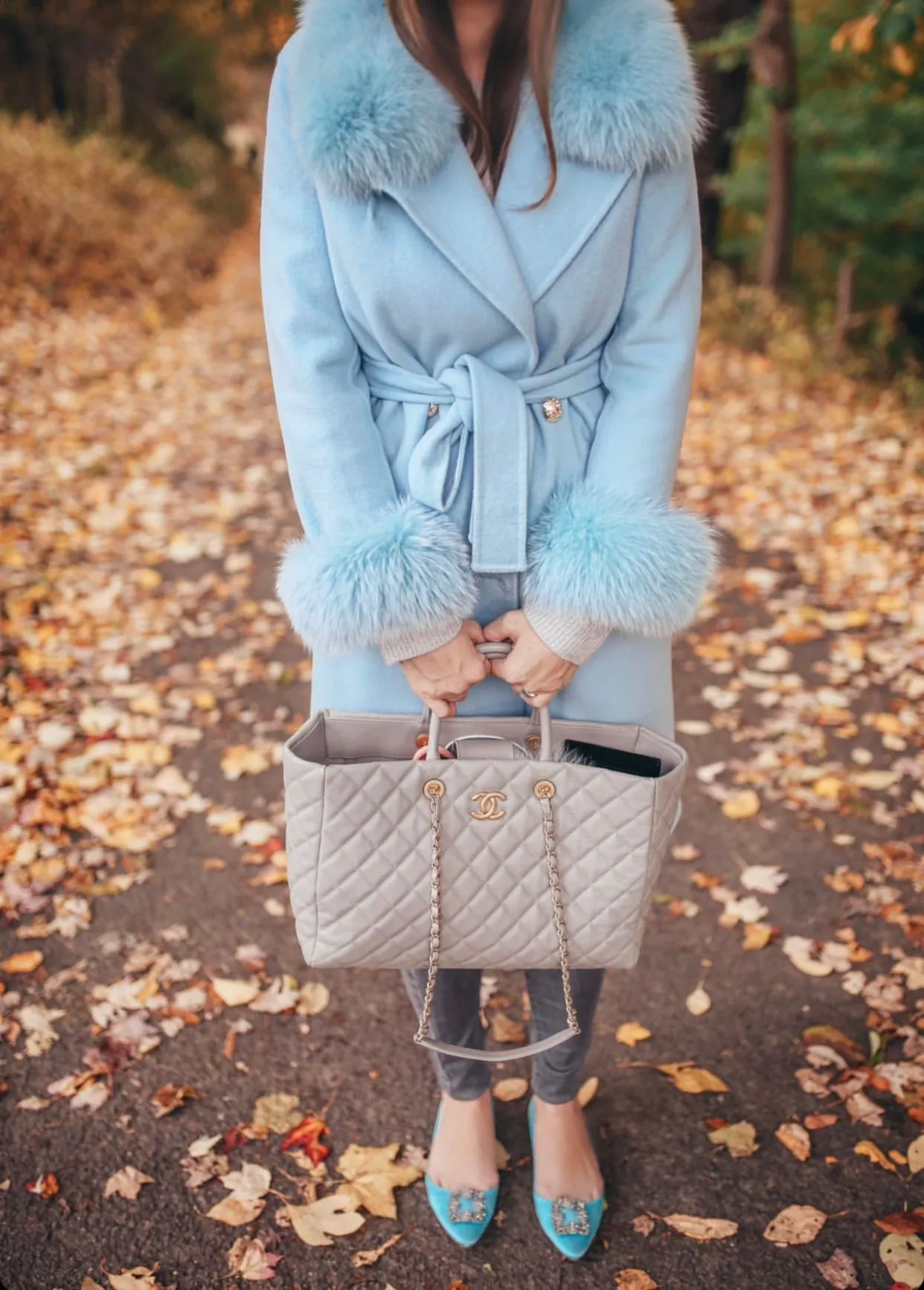 Beautiful Cashmere blend jacket with Fox fur trim/cuffs