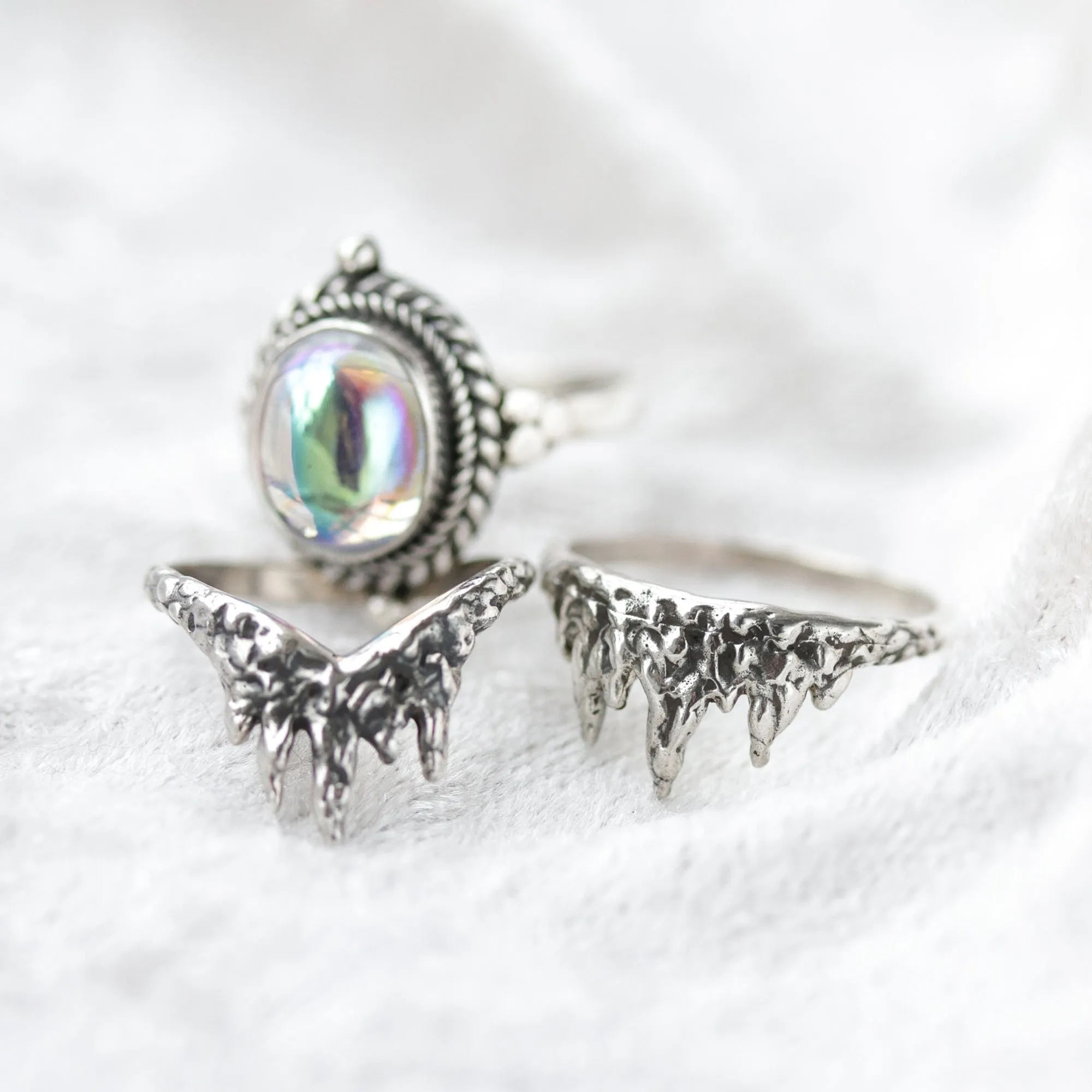 Before The Dawn Fire & Ice Ring *Midi or Regular