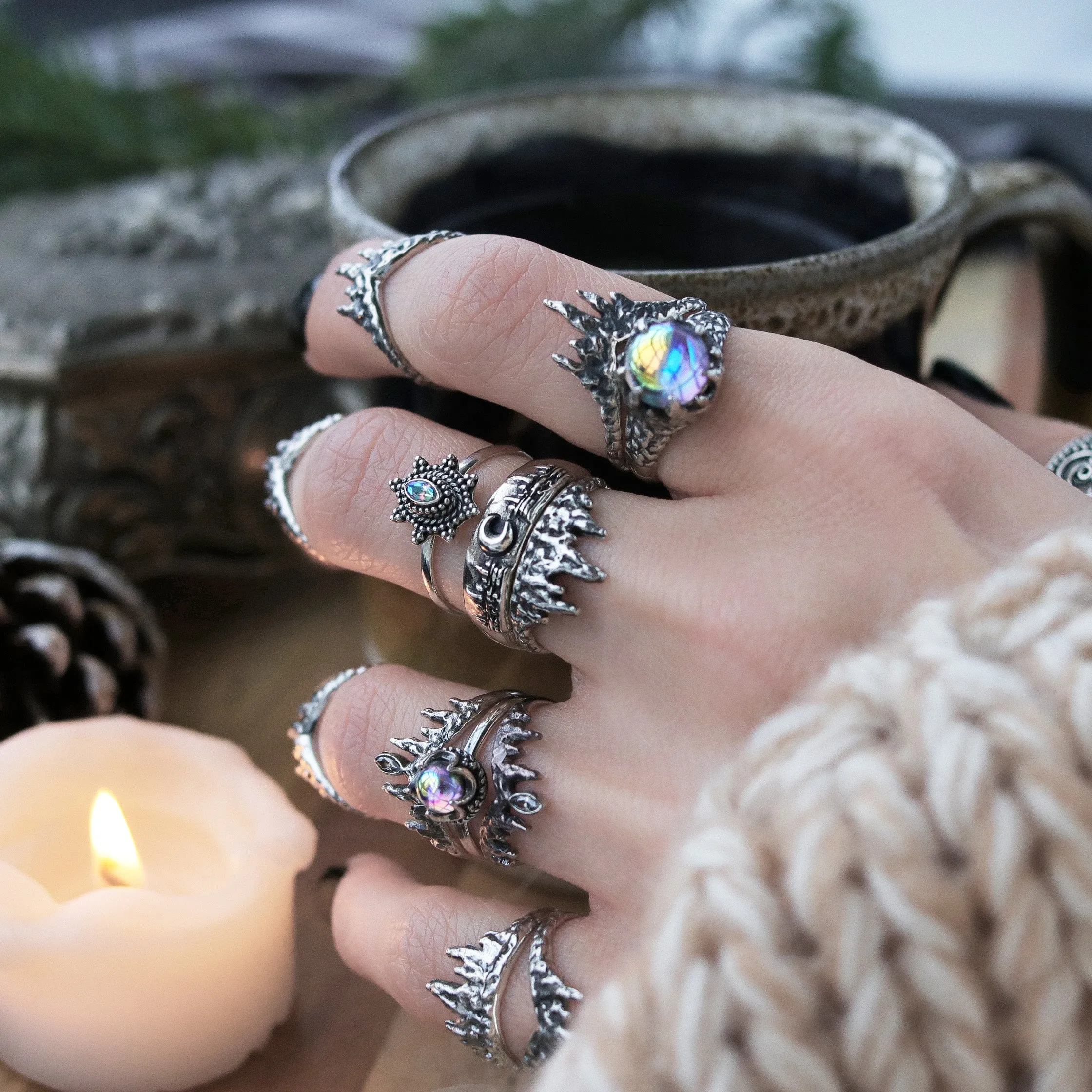 Before The Dawn Fire & Ice Ring *Midi or Regular
