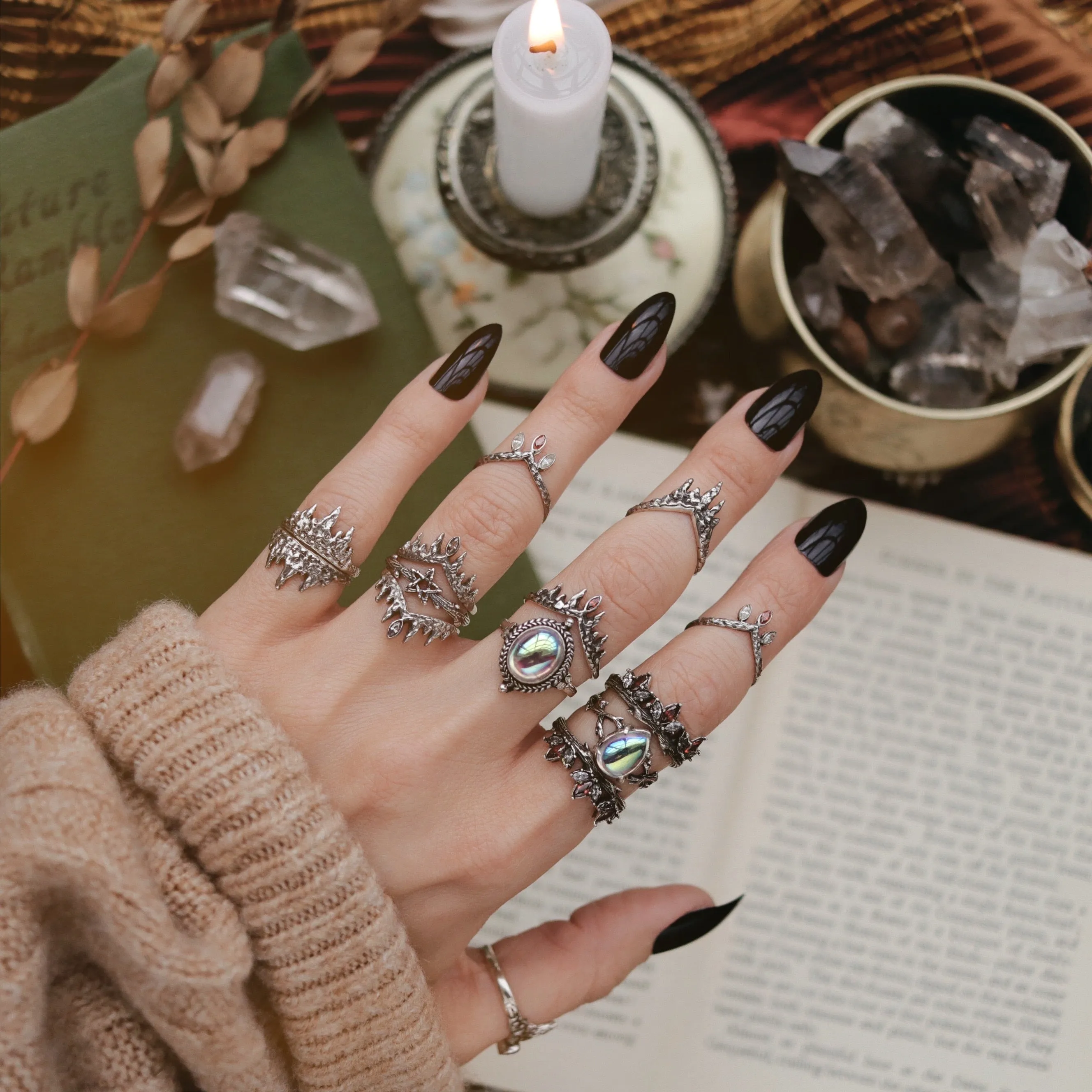 Before The Dawn Fire & Ice Ring *Midi or Regular
