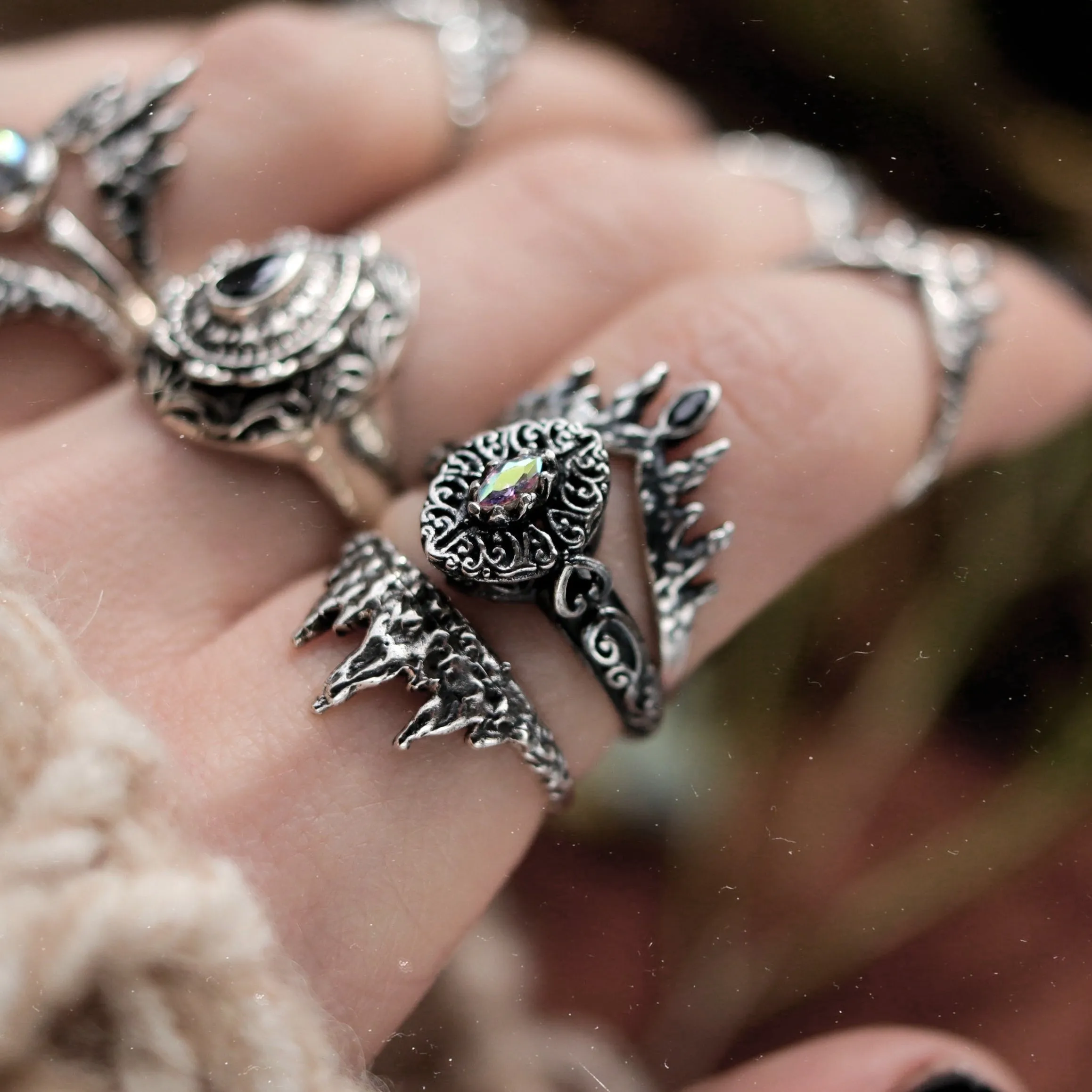 Before The Dawn Fire & Ice Ring *Midi or Regular